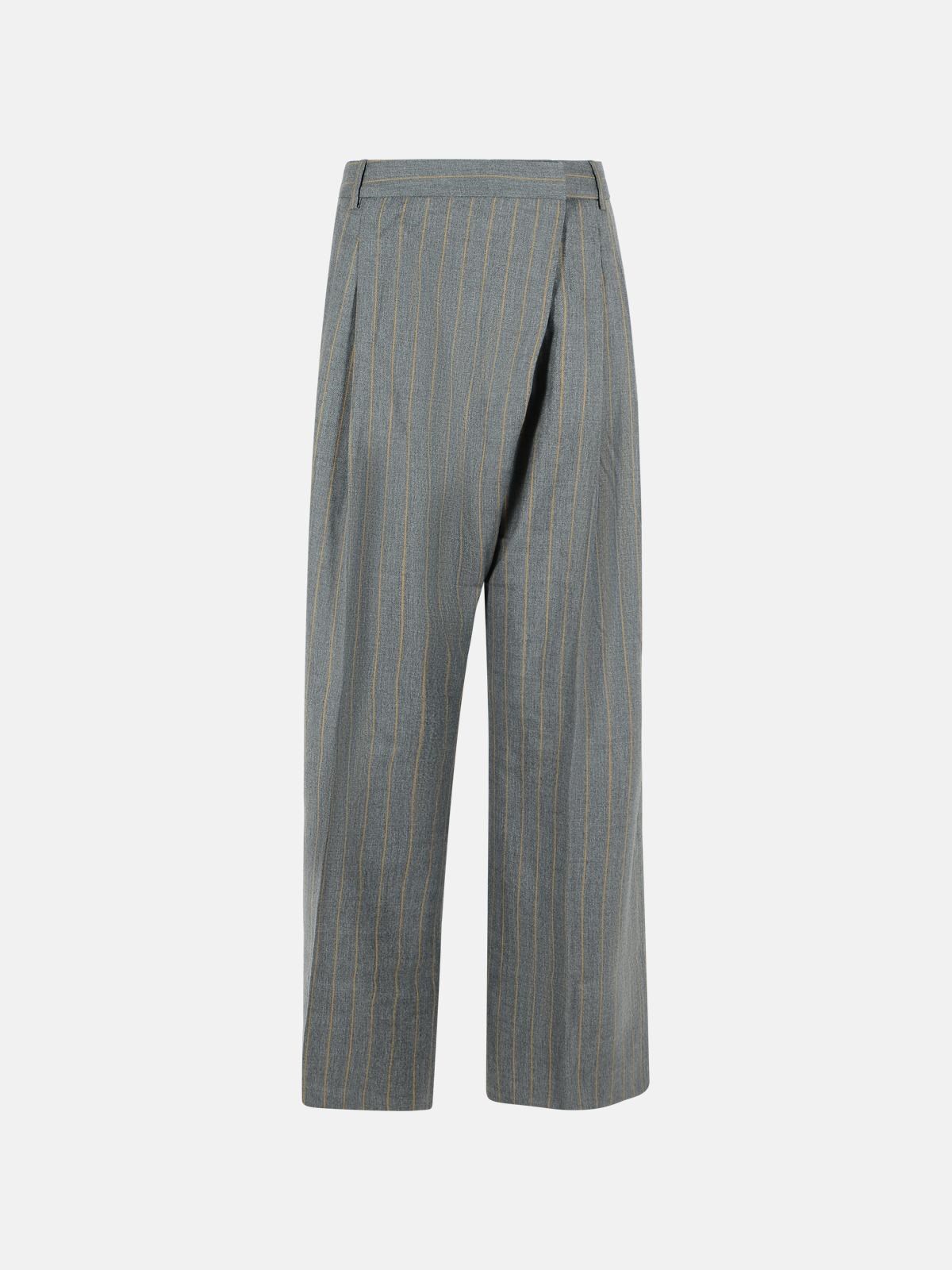 GANNI Grey Wool Blend Trousers GANNI Grey Wool Blend Trousers