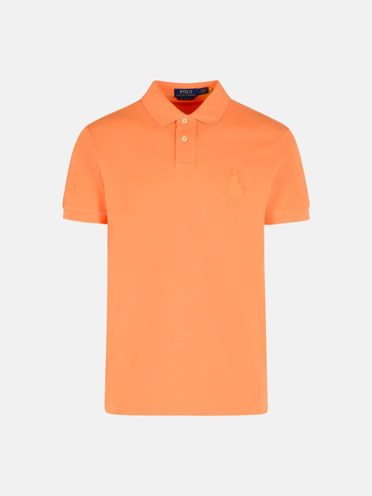 POLO RALPH LAUREN Orange Cotton Polo Shirt POLO RALPH LAUREN Orange Cotton Polo Shirt