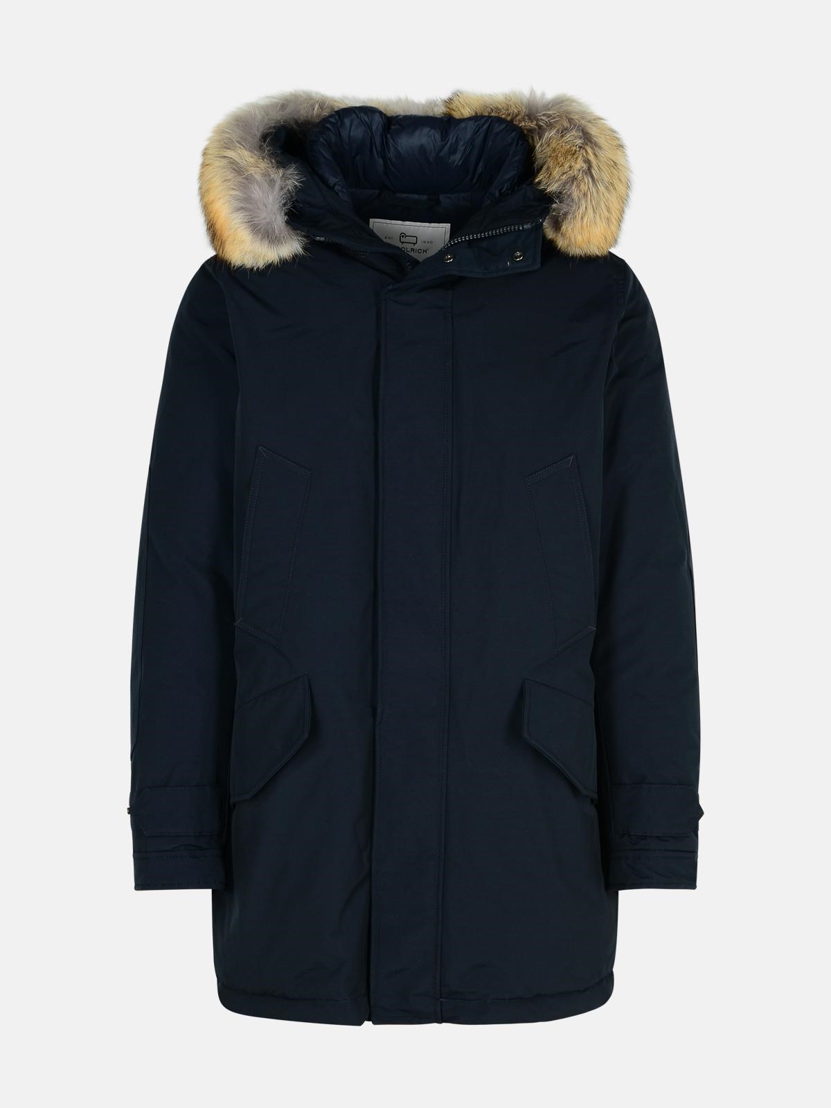 WOOLRICH ‘Polar’ Blue Cotton Blend Parka WOOLRICH ‘Polar’ Blue Cotton Blend Parka
