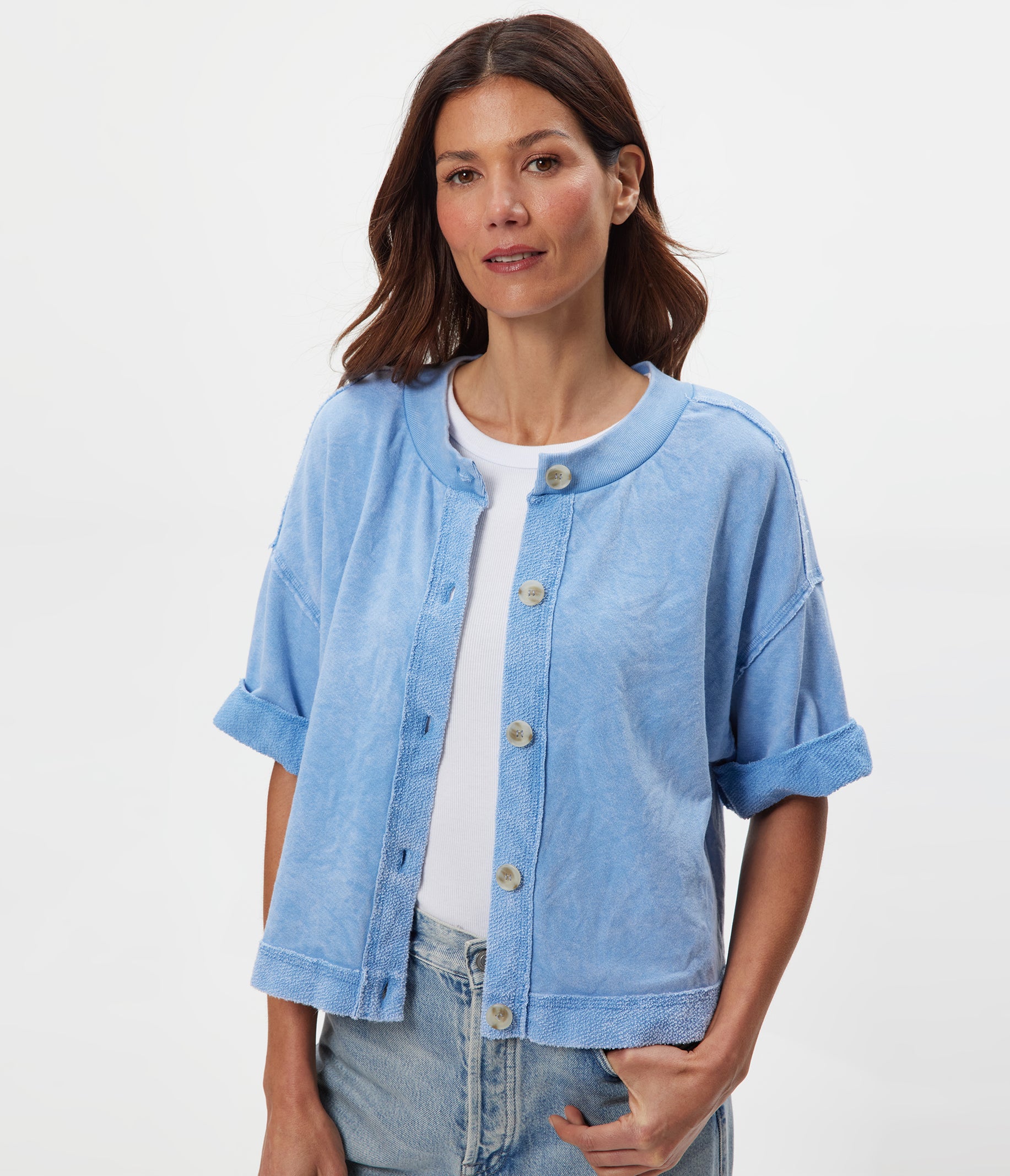Marlow Mineral Wash Cardigan Marlow Mineral Wash Cardigan