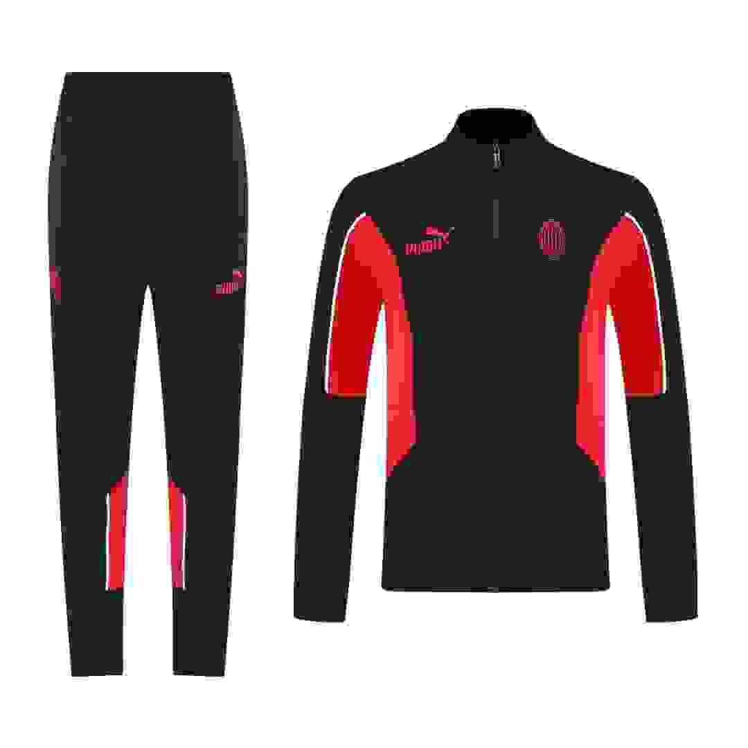 AC Milan Jacket Tracksuit Black AC Milan Jacket Tracksuit Black