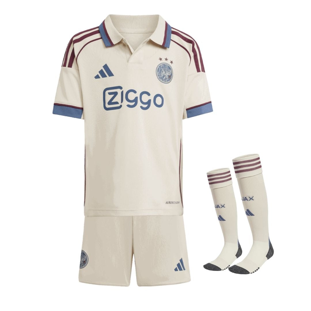 Ajax Kid’s Third Away Soccer Full Kit – Jersey+Shorts+Socks – # Ajax Kid’s Third Away Soccer Full Kit – Jersey+Shorts+Socks – #