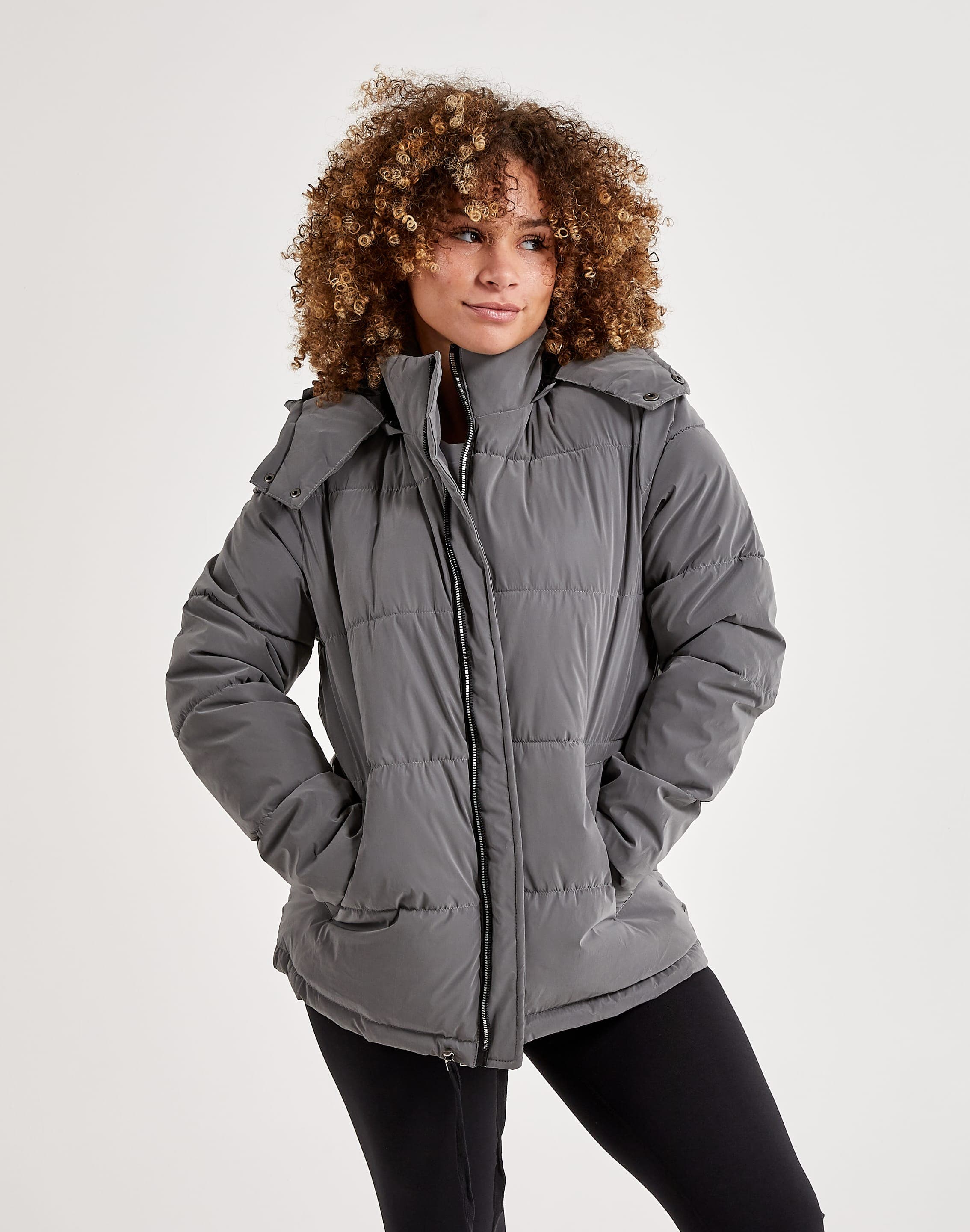 American Stitch Hooded Puffer Jacket