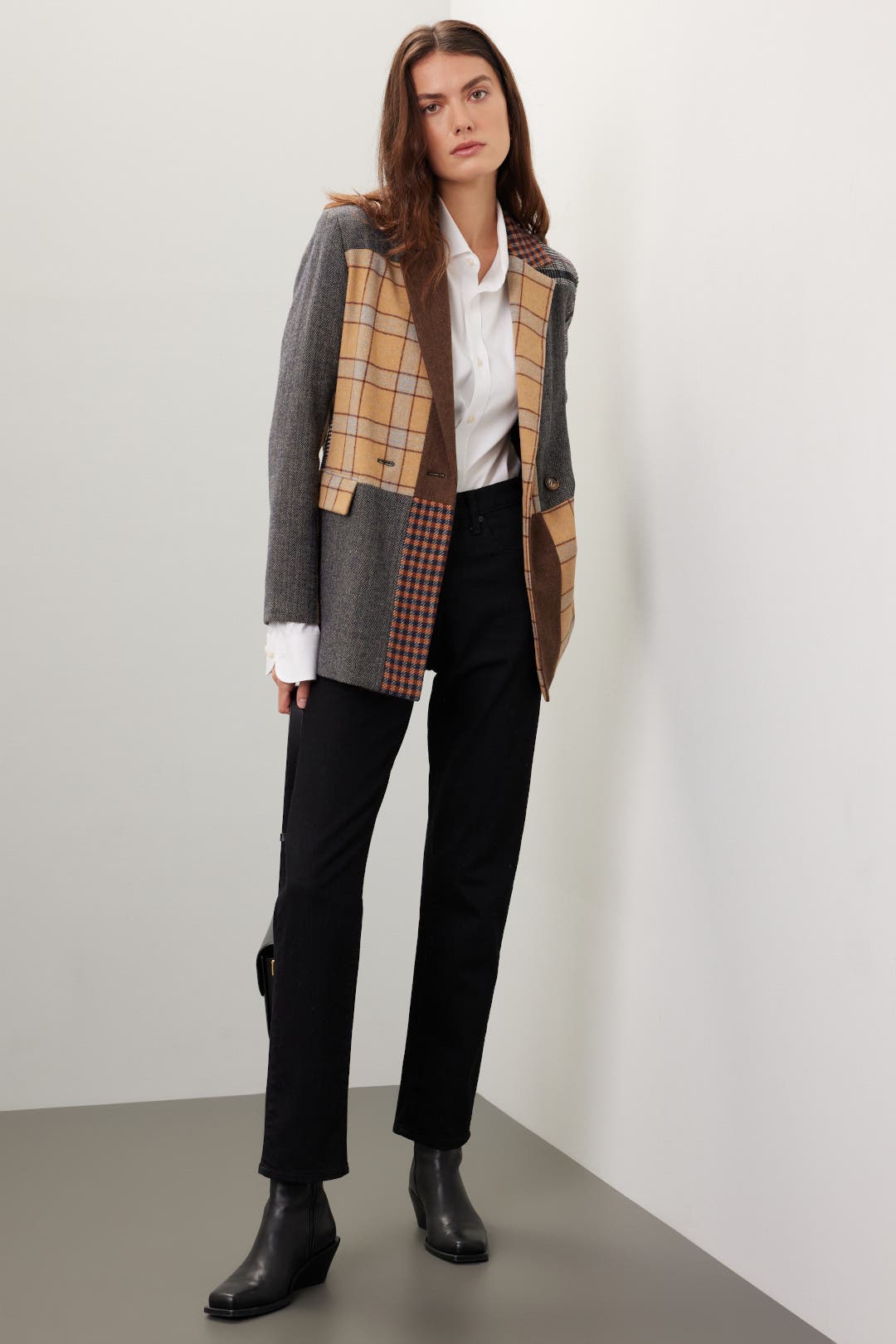 Blanknyc Private Session Blazer Multicolored-grey-print Blanknyc Private Session Blazer Multicolored-grey-print