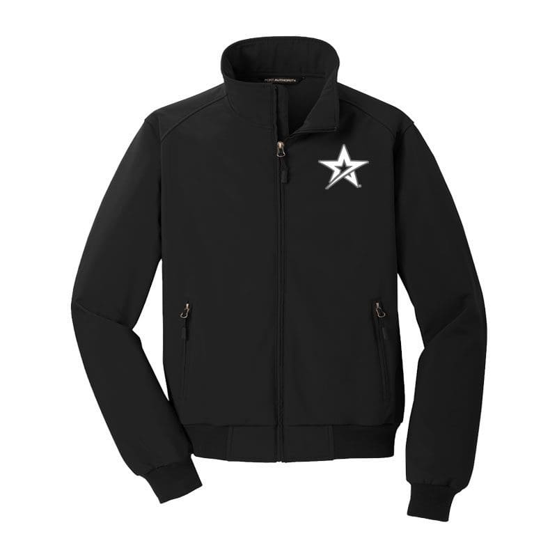 Roto Grip Coolwick Black Soft Shell Bomber Jacket Roto Grip Coolwick Black Soft Shell Bomber Jacket