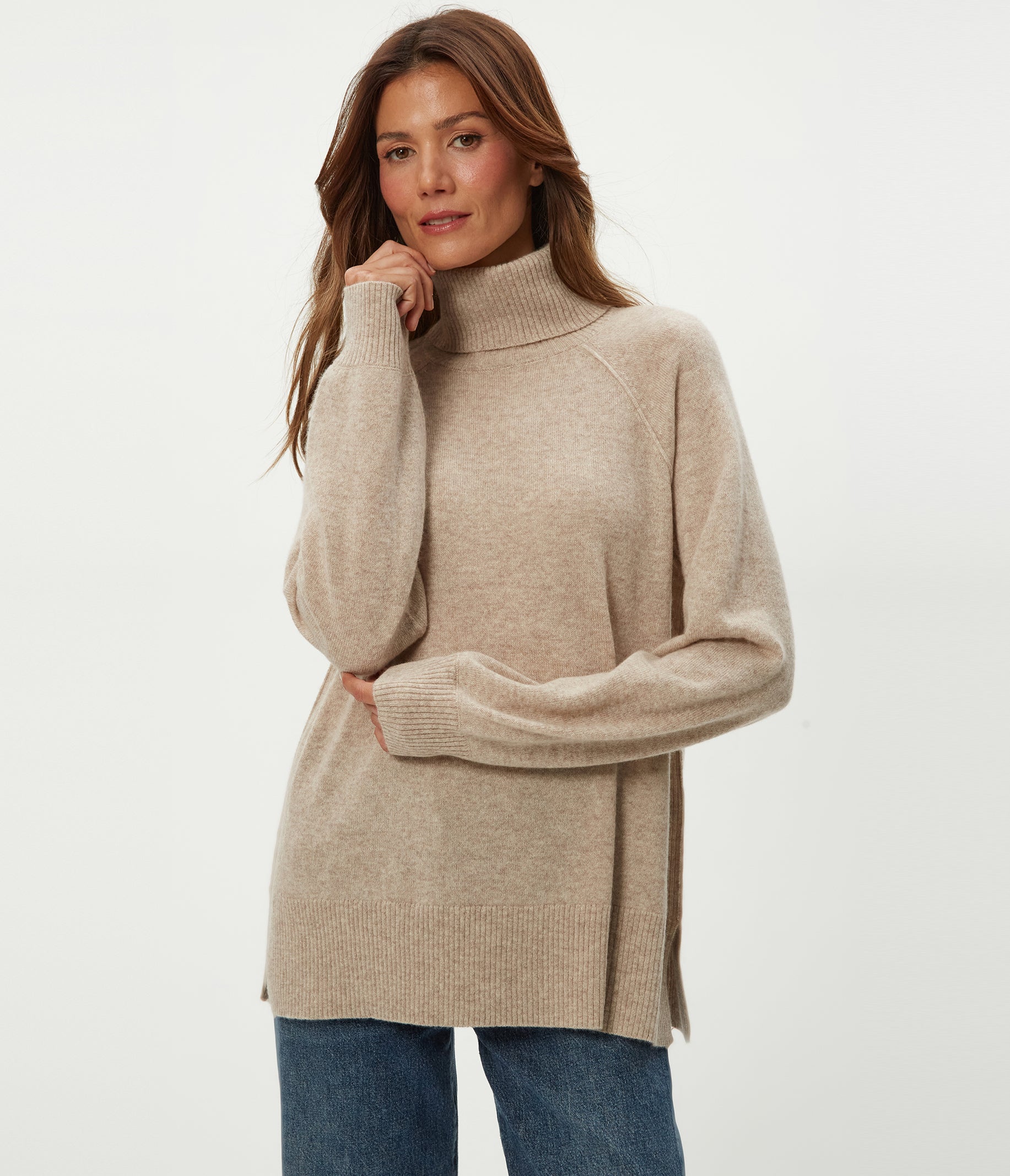 Tegan Cashmere Turtleneck