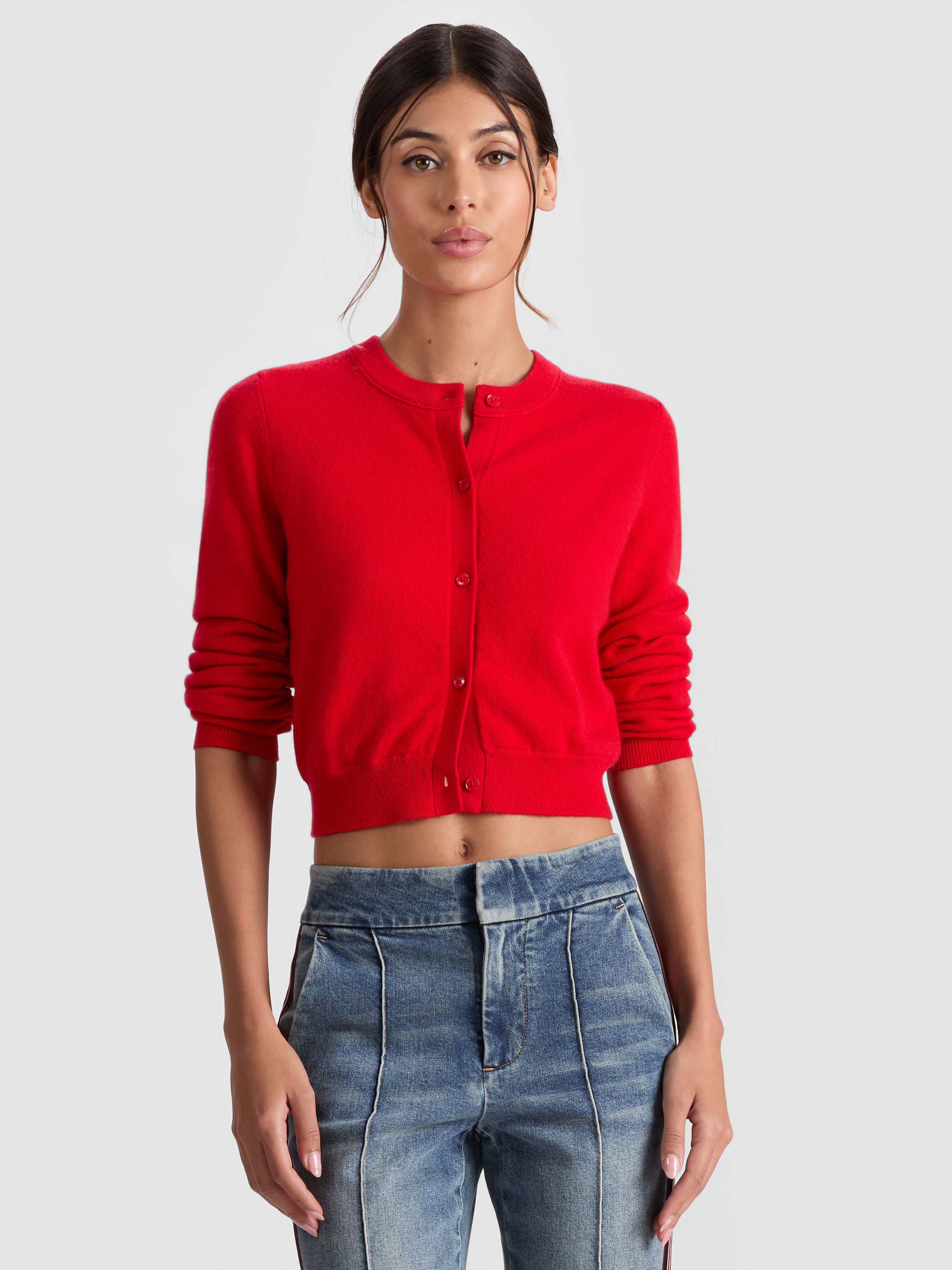 alice + olivia DOLLIE CASHMERE CARDIGAN alice + olivia DOLLIE CASHMERE CARDIGAN