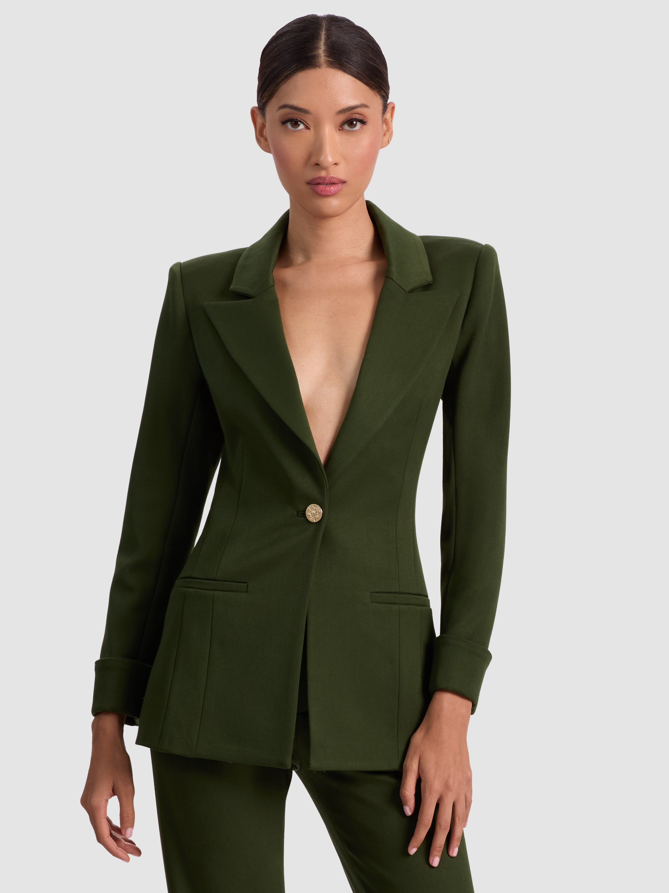 alice + olivia BURNS FITTED BLAZER alice + olivia BURNS FITTED BLAZER
