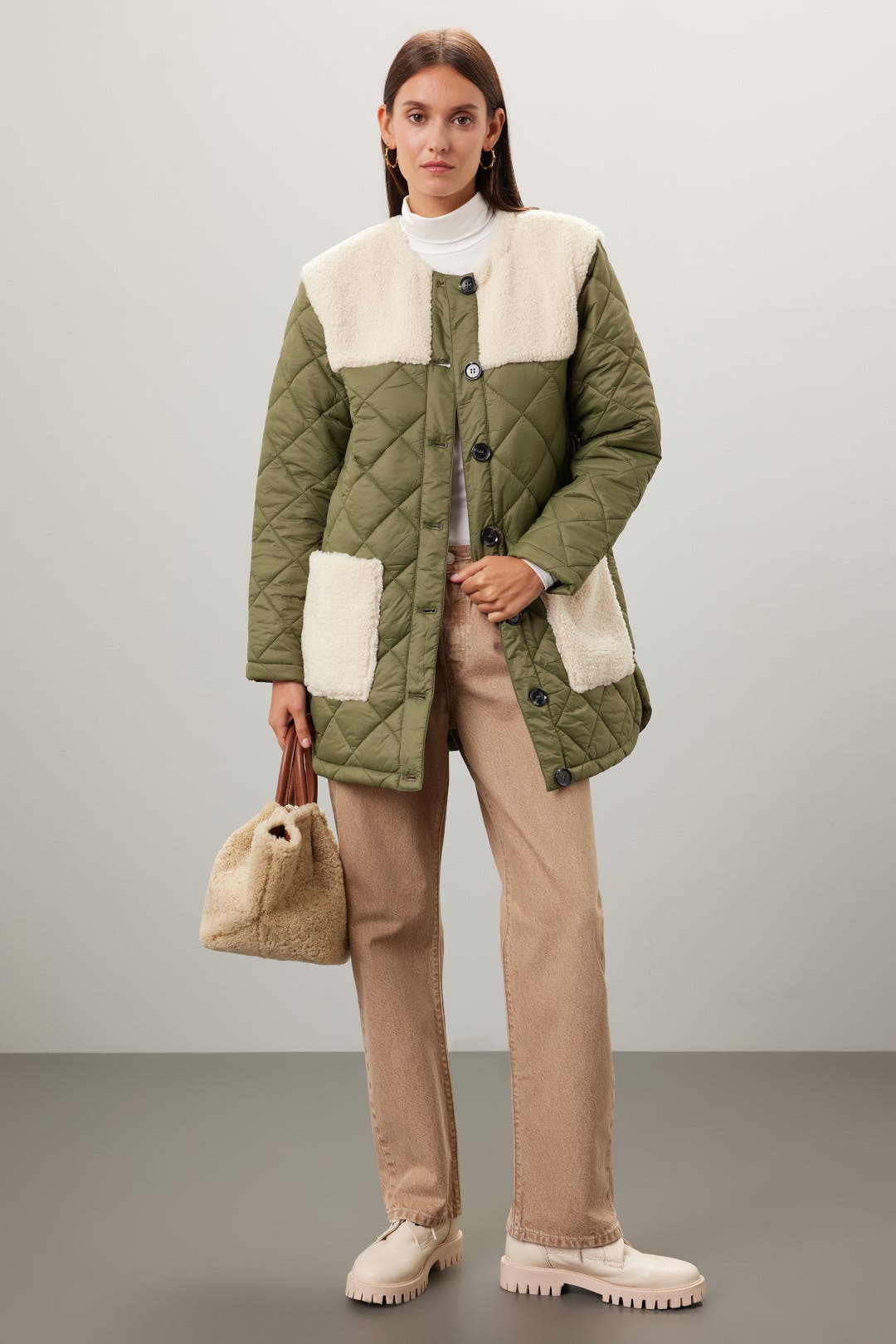 Central Park West Asher Puffer Jacket Green Central Park West Asher Puffer Jacket Green