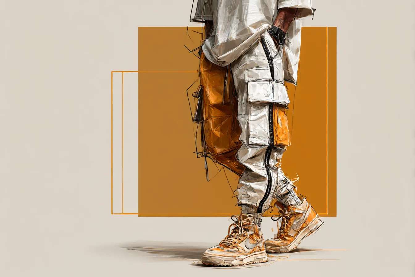 Cargo Trousers With a Zip Edge That Works