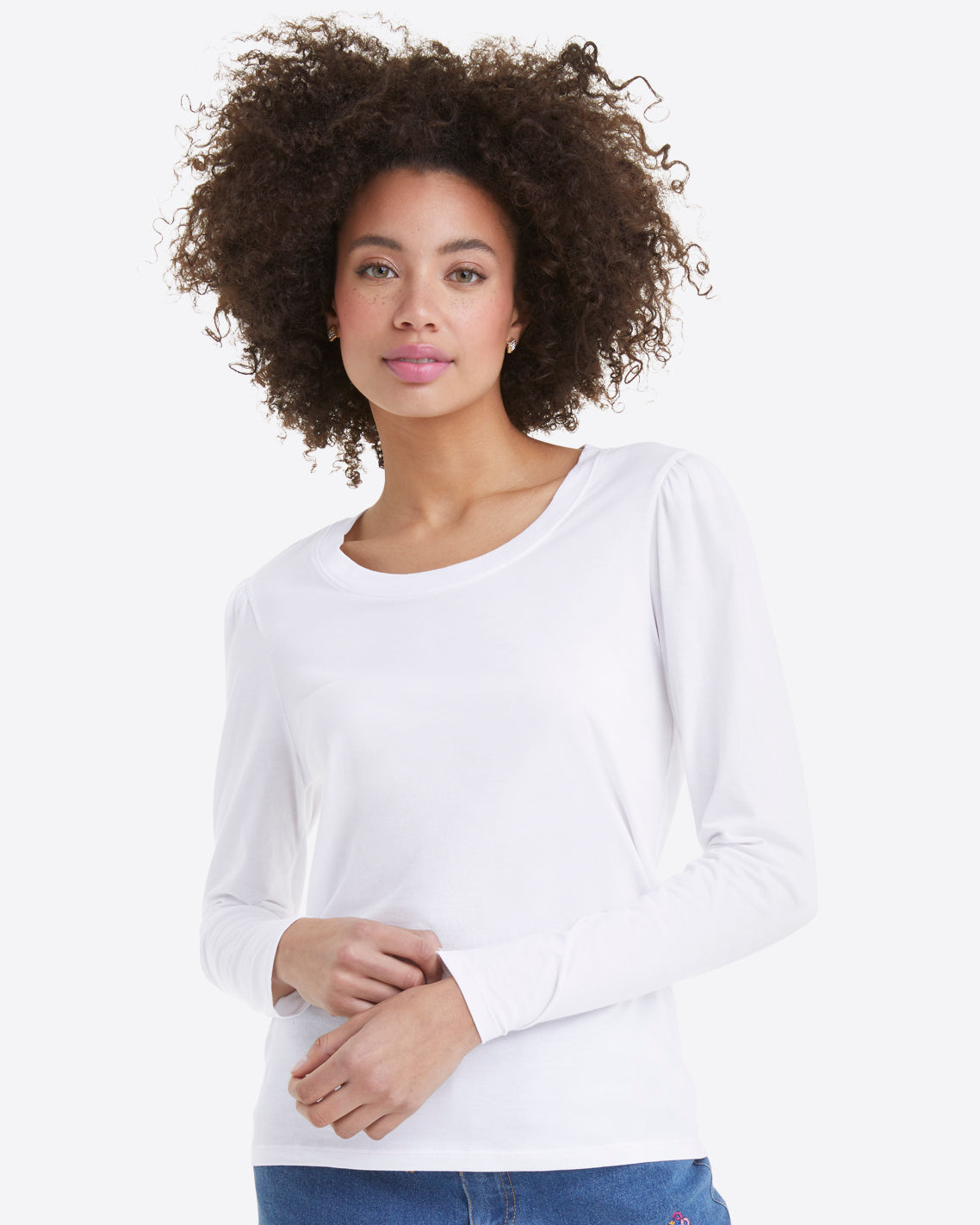 Long-Sleeve Easy Knit Top