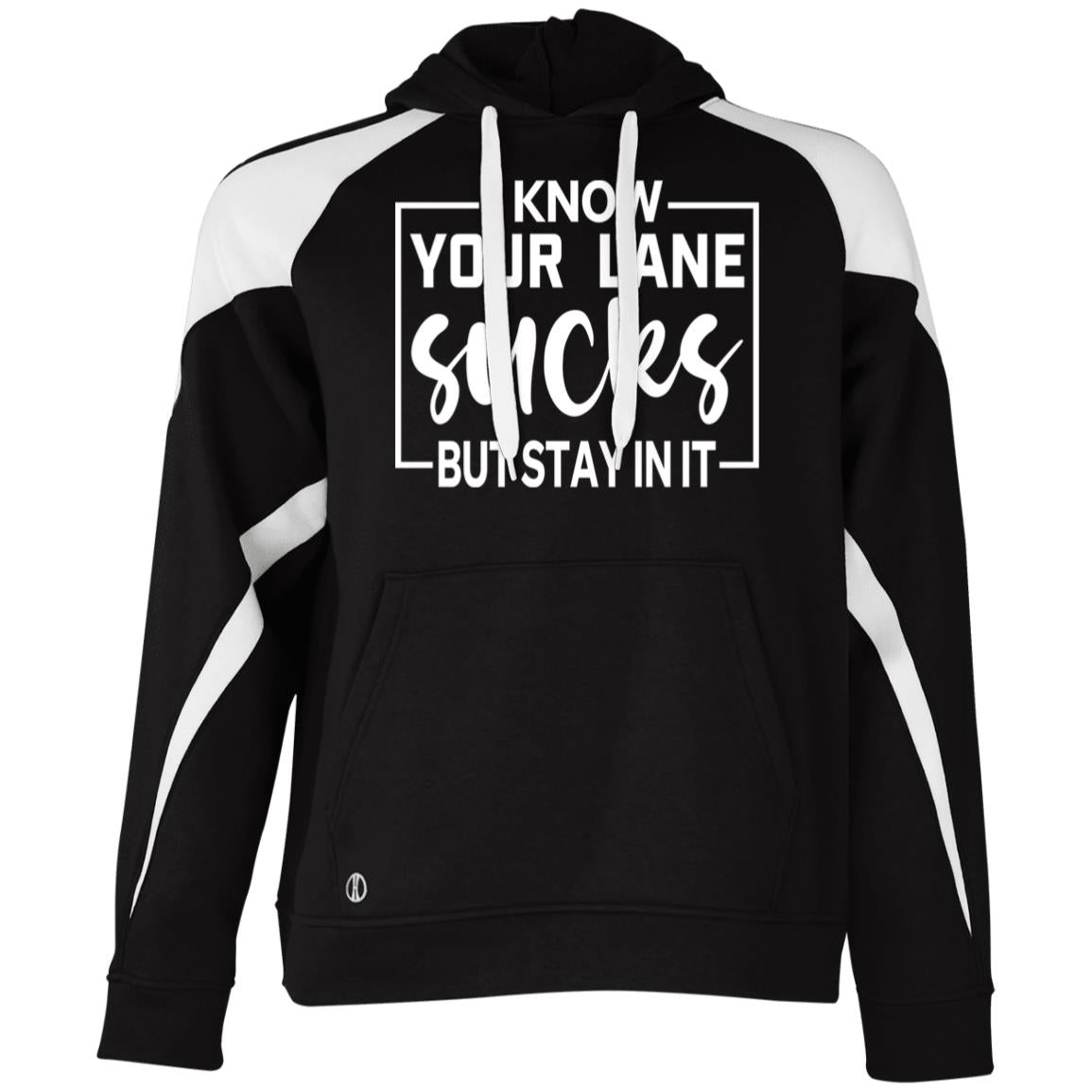 Stay in Your Lane Hoodie Gift Drive & Determination – BlackWhite