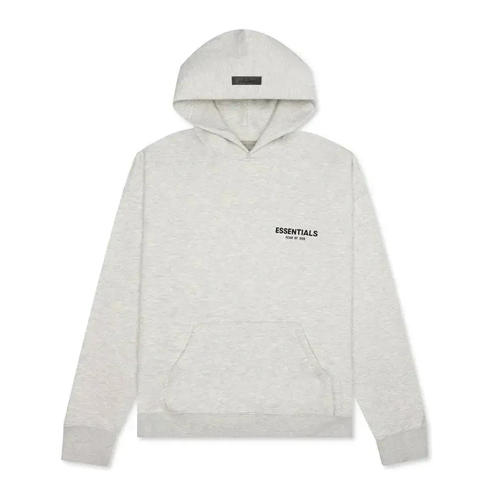 Fear of God Essentials Core Collection Hoodie Light Oatmeal Fear of God Essentials Core Collection Hoodie Light Oatmeal