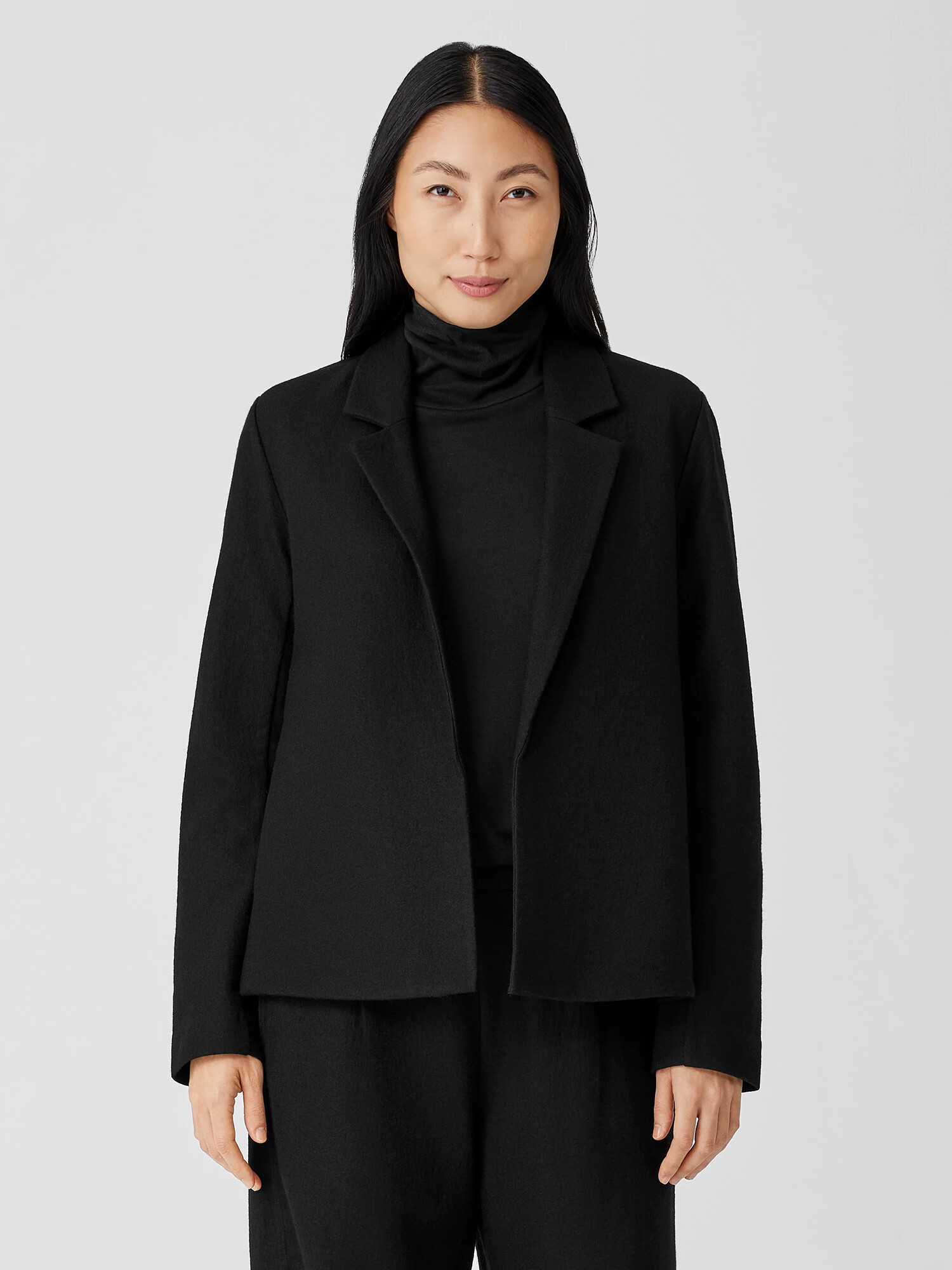 Boiled Wool Jersey Blazer Boiled Wool Jersey Blazer