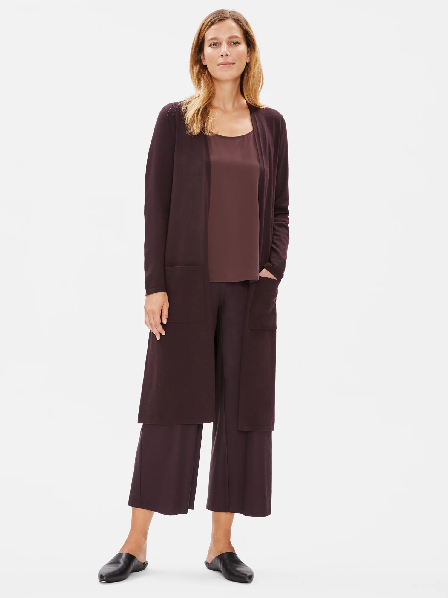 Luxe Merino Stretch Long Cardigan Luxe Merino Stretch Long Cardigan