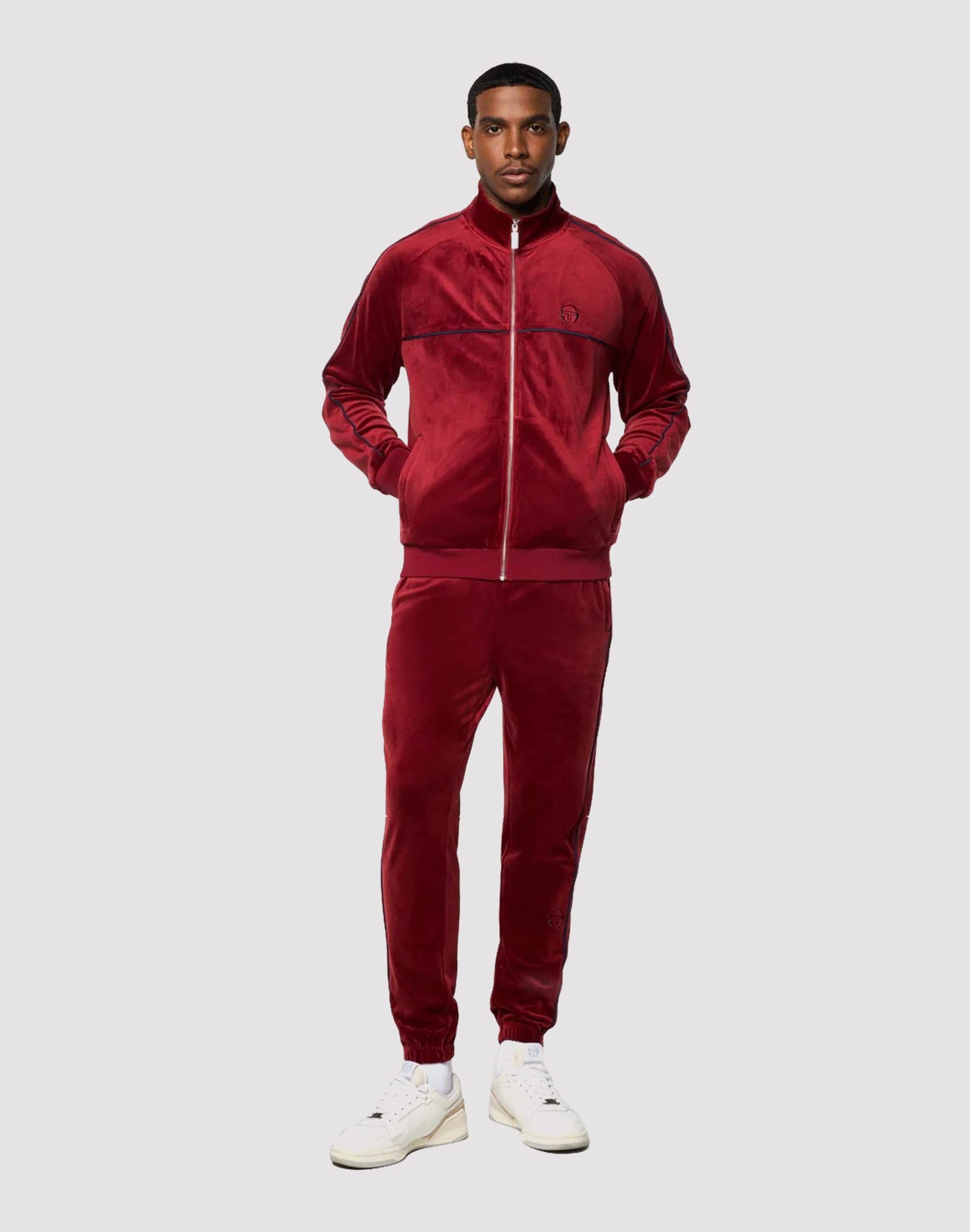 Sergio Tacchini Operations Inc Sergio Tacchini Lioni Velour Track Jacket Sergio Tacchini Operations Inc Sergio Tacchini Lioni Velour Track Jacket