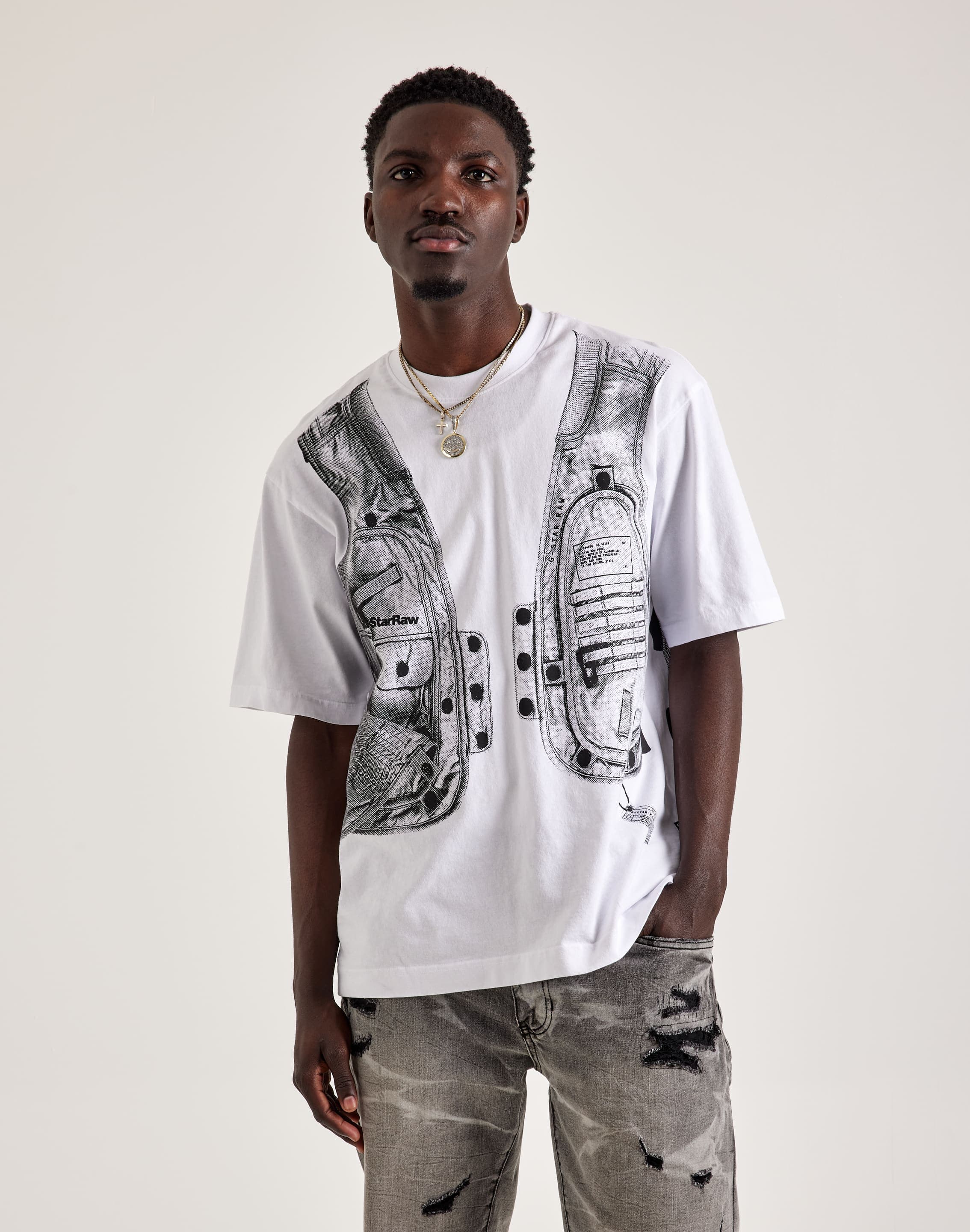 G-Star Archive Vest Tee G-Star Archive Vest Tee