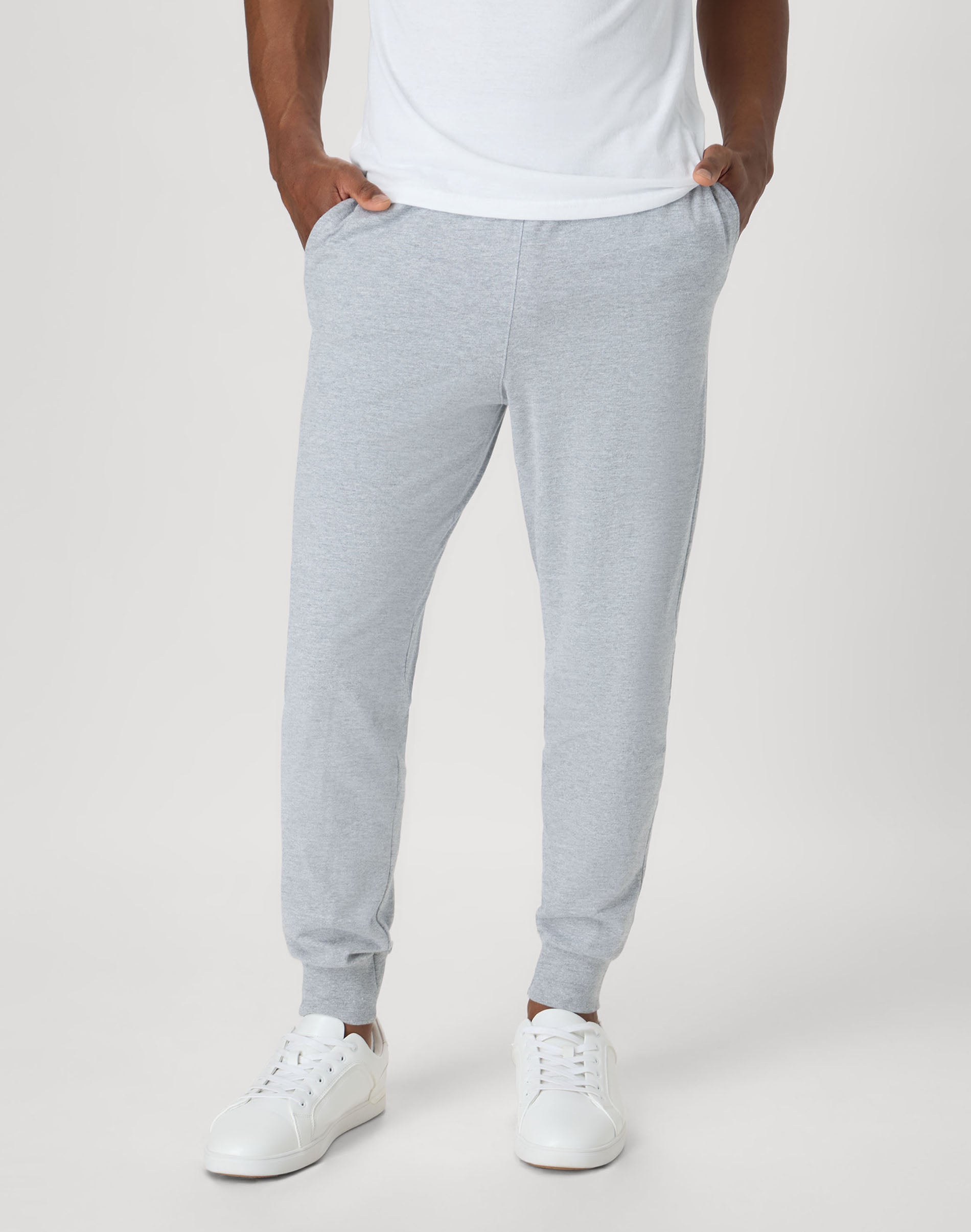 Hanes Originals Men’s Cotton Joggers with Pockets, .” Light Steel