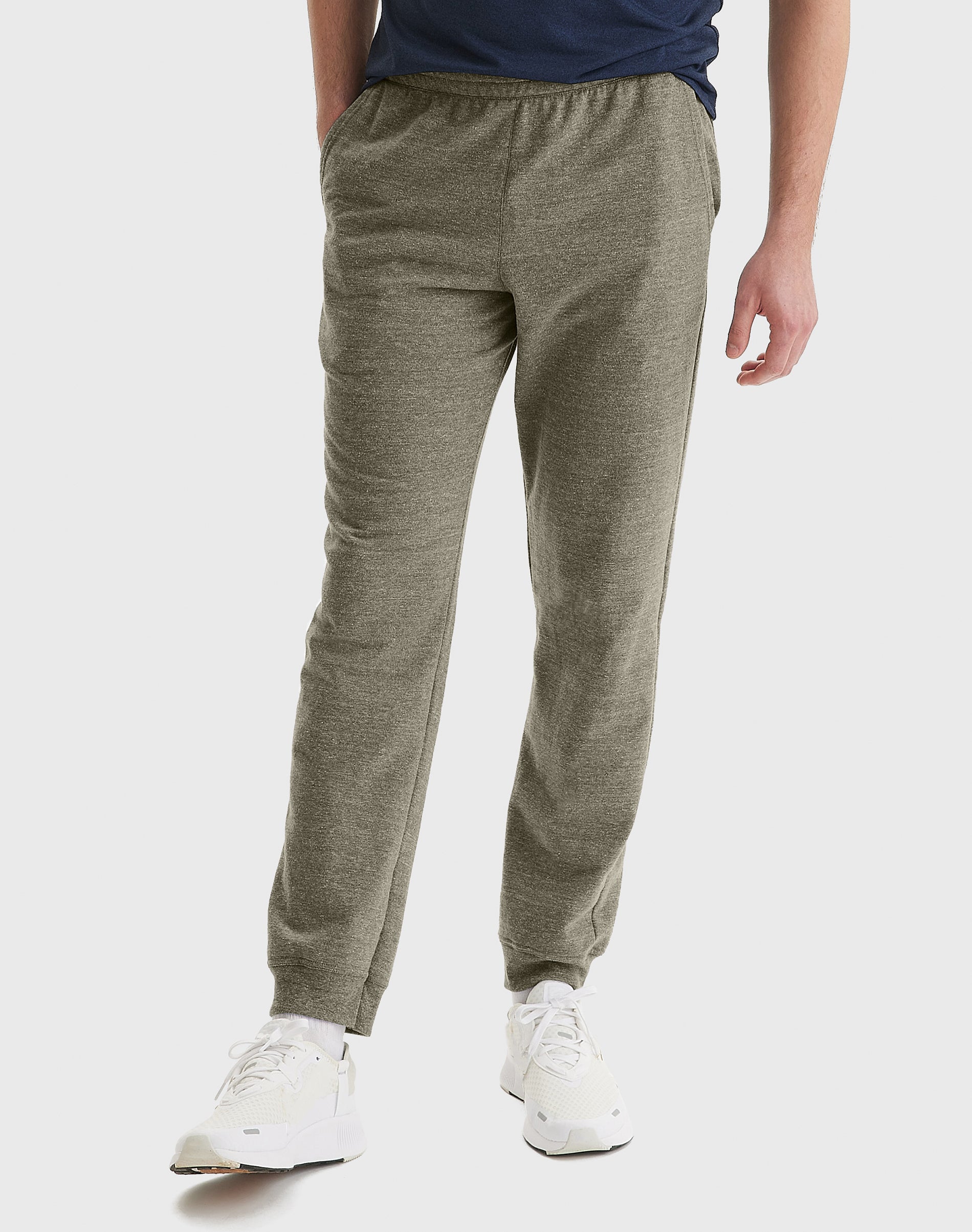 Hanes Originals Men’s French Terry Joggers with Pockets, .” Camouflage Green Heather