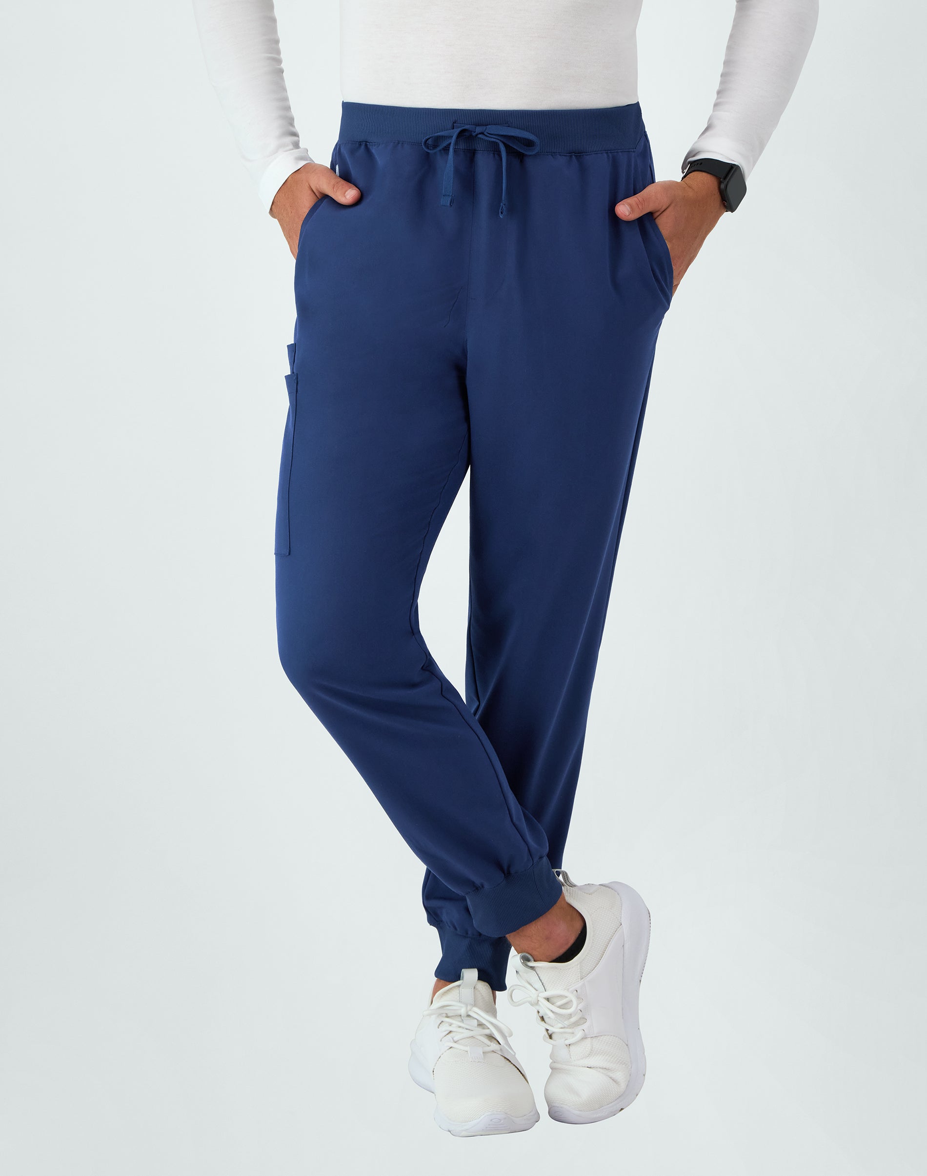 Hanes Comfort Fit Scrubs Men’s Scrub Joggers Athletic Navy X