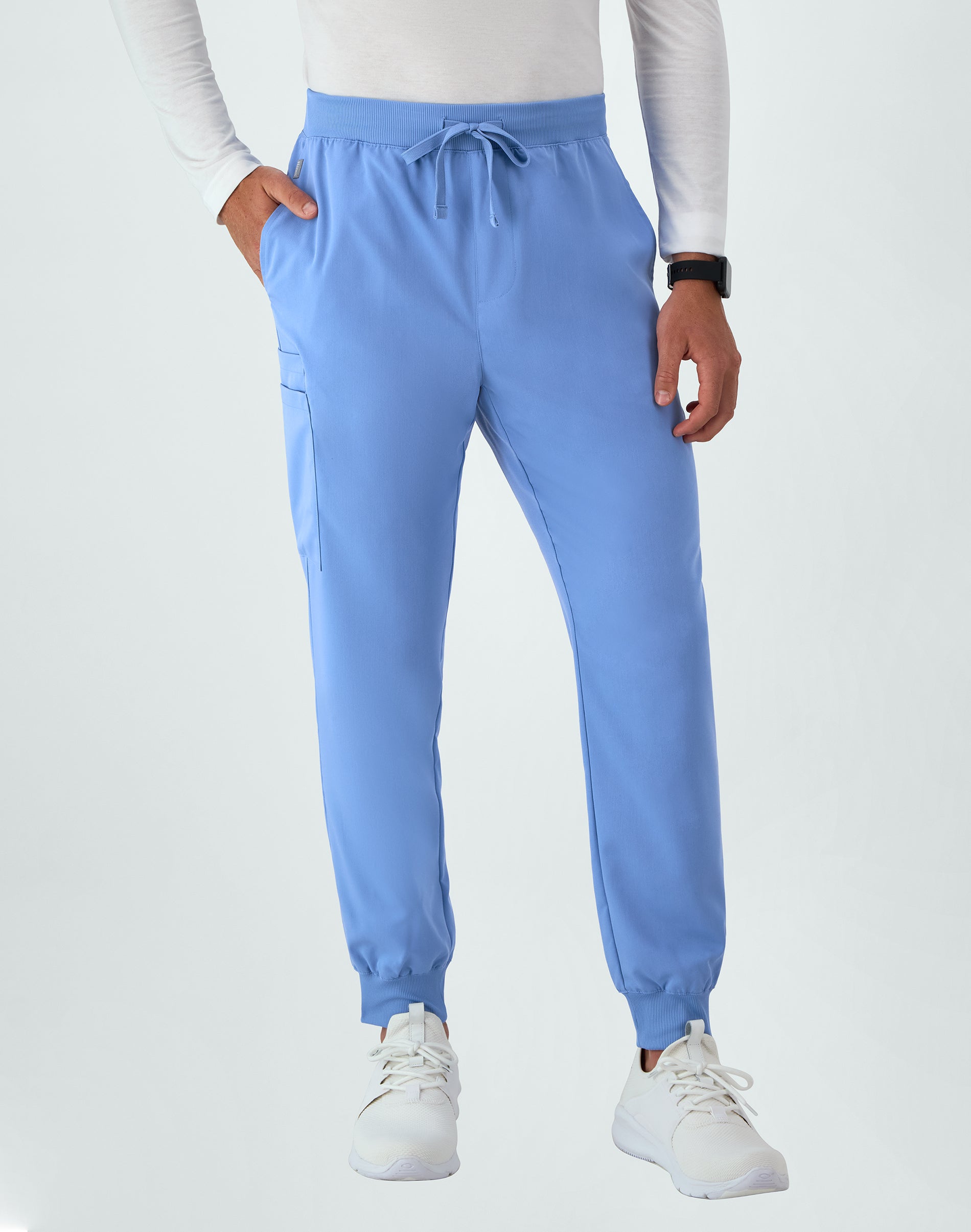Hanes Comfort Fit Scrubs Men’s Scrub Joggers Ceil Blue X Hanes Comfort Fit Scrubs Men’s Scrub Joggers Ceil Blue X