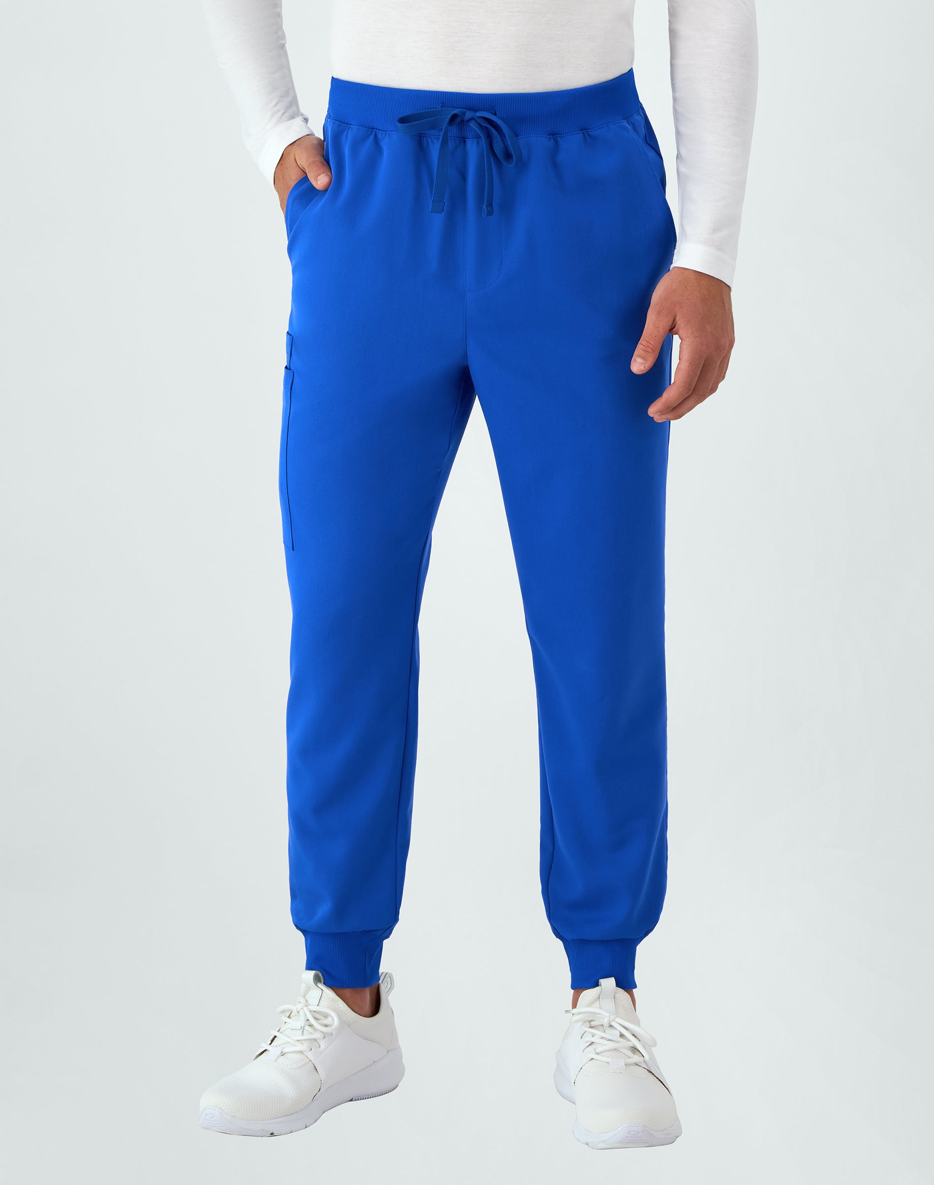 Hanes Comfort Fit Scrubs Men’s Scrub Joggers Royal Blue