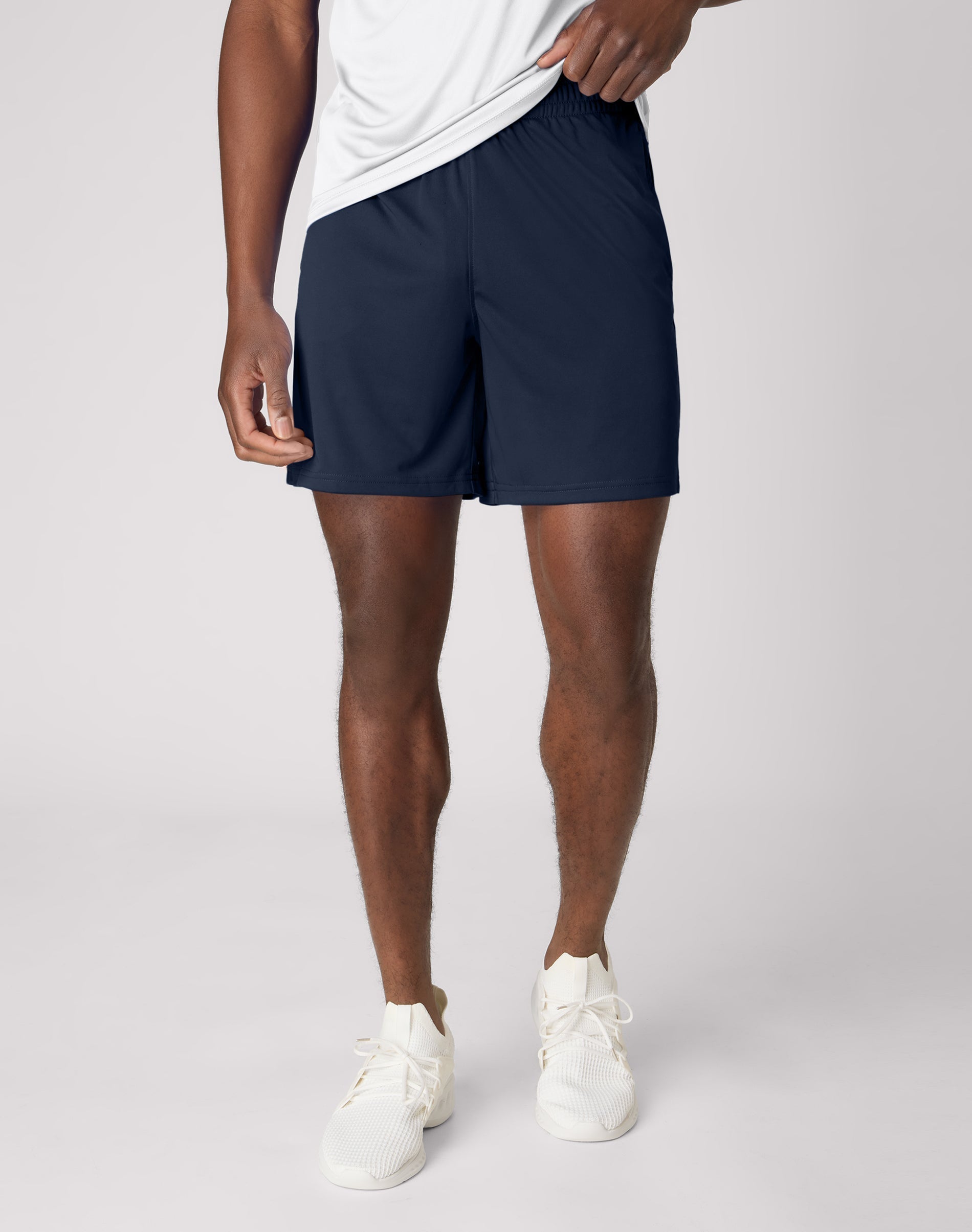Hanes Cool DRI Men’s Shorts Pack, -Pack, Moisture Wicking, Odor Protection, ” BlackCharcoalGraphiteNavyBlack