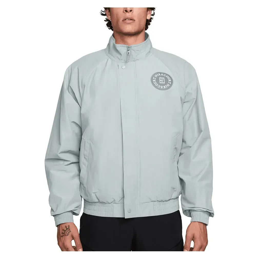 Men’s Court Heritage Tennis Jacket – Pure PlatinumWolf Grey Men’s Court Heritage Tennis Jacket – Pure PlatinumWolf Grey