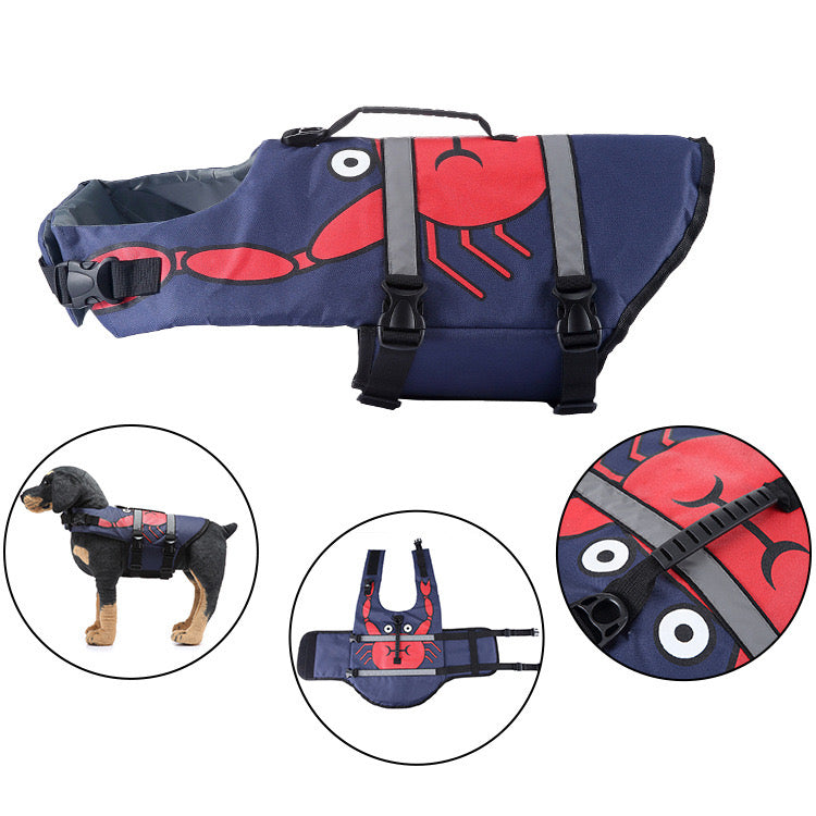 Full Chest and Belly Protection Dog Swimming Life Vest Full Chest and Belly Protection Dog Swimming Life Vest