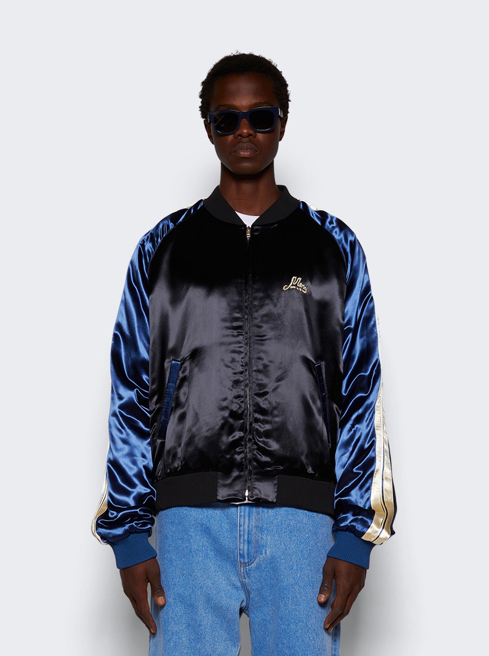Satin Bomber Jacket Satin Bomber Jacket