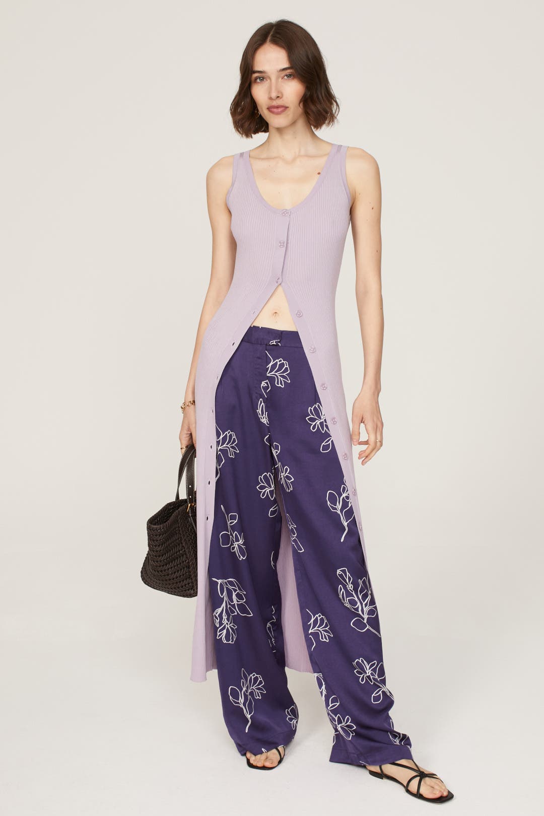 Jason Wu x RTR Floral Trousers Purple-print Jason Wu x RTR Floral Trousers Purple-print