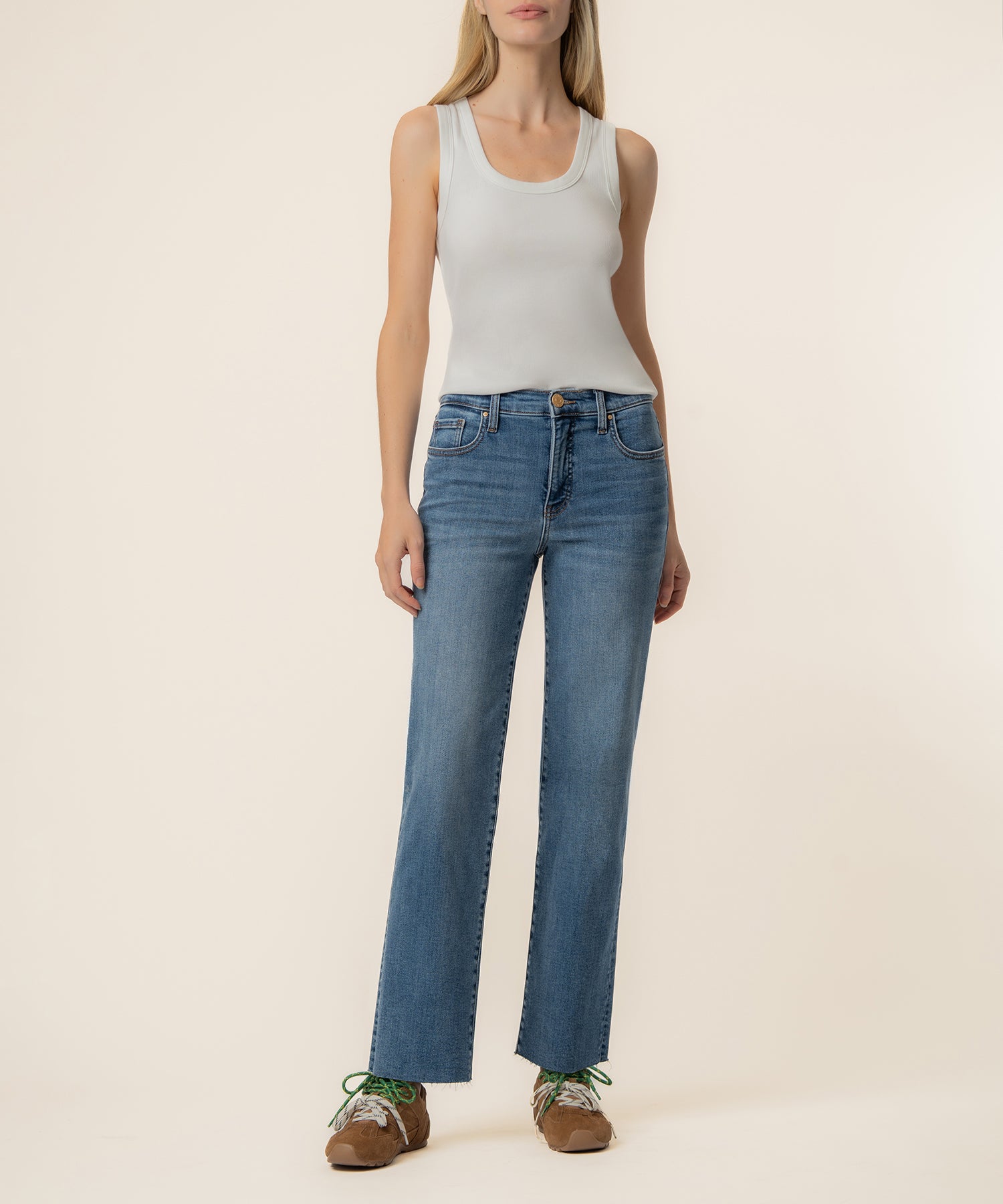Anastasia Tank Top in White Anastasia Tank Top in White