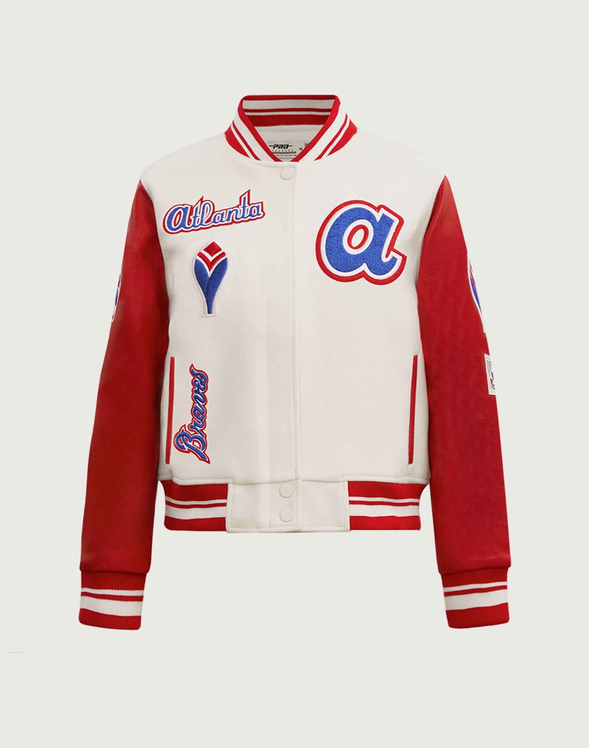Pro Standard MLB Atlanta Braves Retro Classic Wool Varsity Jacket Pro Standard MLB Atlanta Braves Retro Classic Wool Varsity Jacket