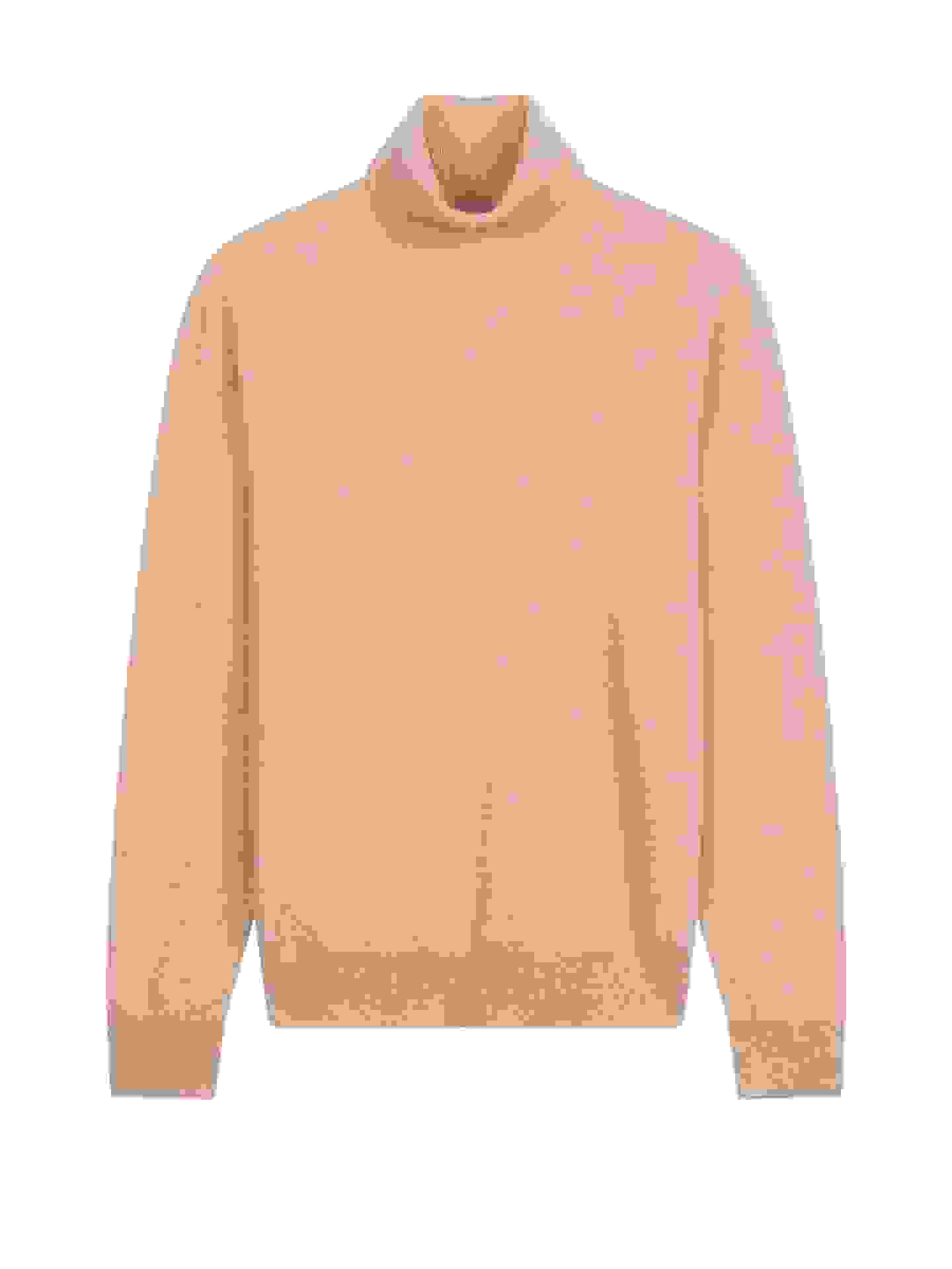 Organic Color Cashmere Timeless Turtleneck Sweater – X Beige MK- Organic Color Cashmere Timeless Turtleneck Sweater – X Beige MK-