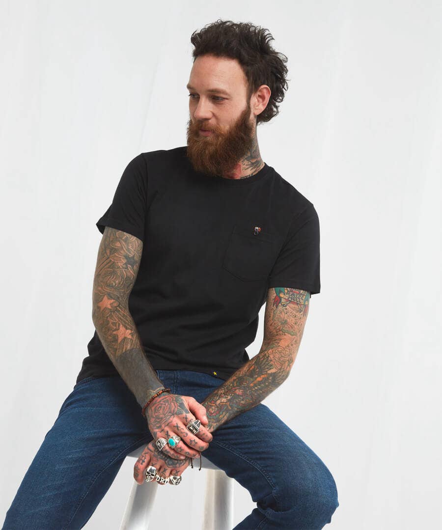 Men’s Better Than Basic Shirt – Size Large – Black – by Joe Browns Men’s Better Than Basic Shirt – Size Large – Black – by Joe Browns