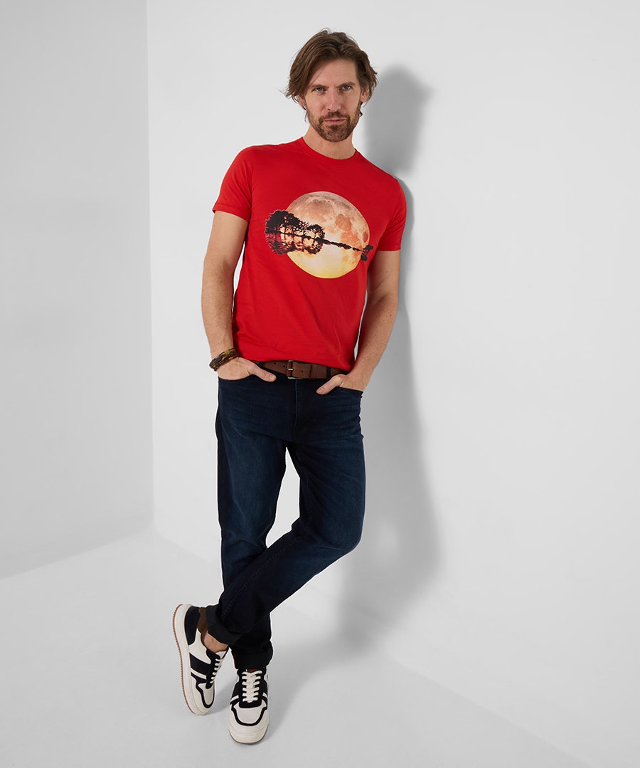 Sound Reflection Shirt – Size Large – Red – by Joe Browns Sound Reflection Shirt – Size Large – Red – by Joe Browns