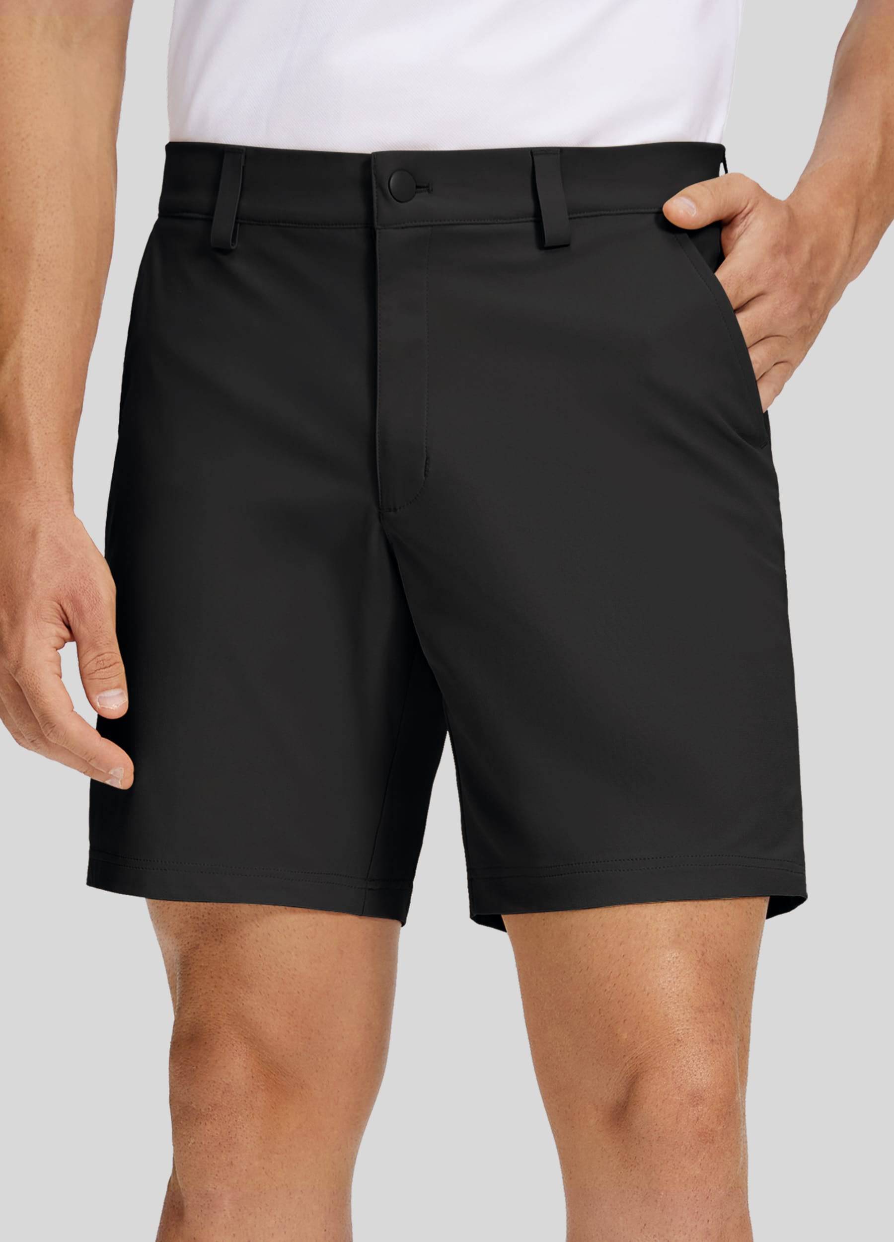 Men’s Golf Dress Shorts Inch – Black Inch