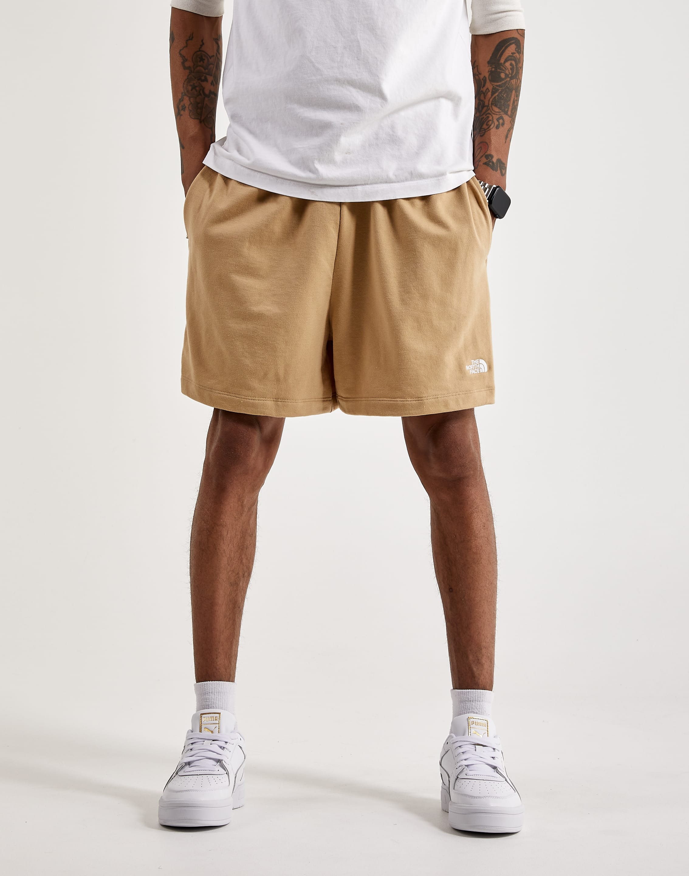 The North Face Simple Logo Fleece Shorts The North Face Simple Logo Fleece Shorts