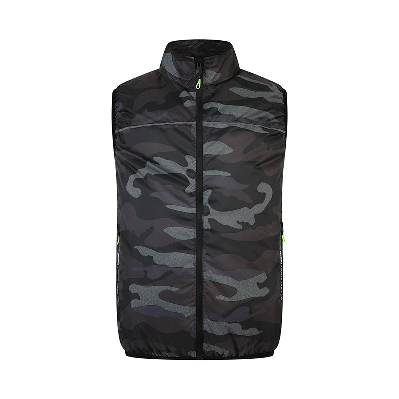 Cooling Fan Vest B Dual Fan Outdoor Work Cooling Gear