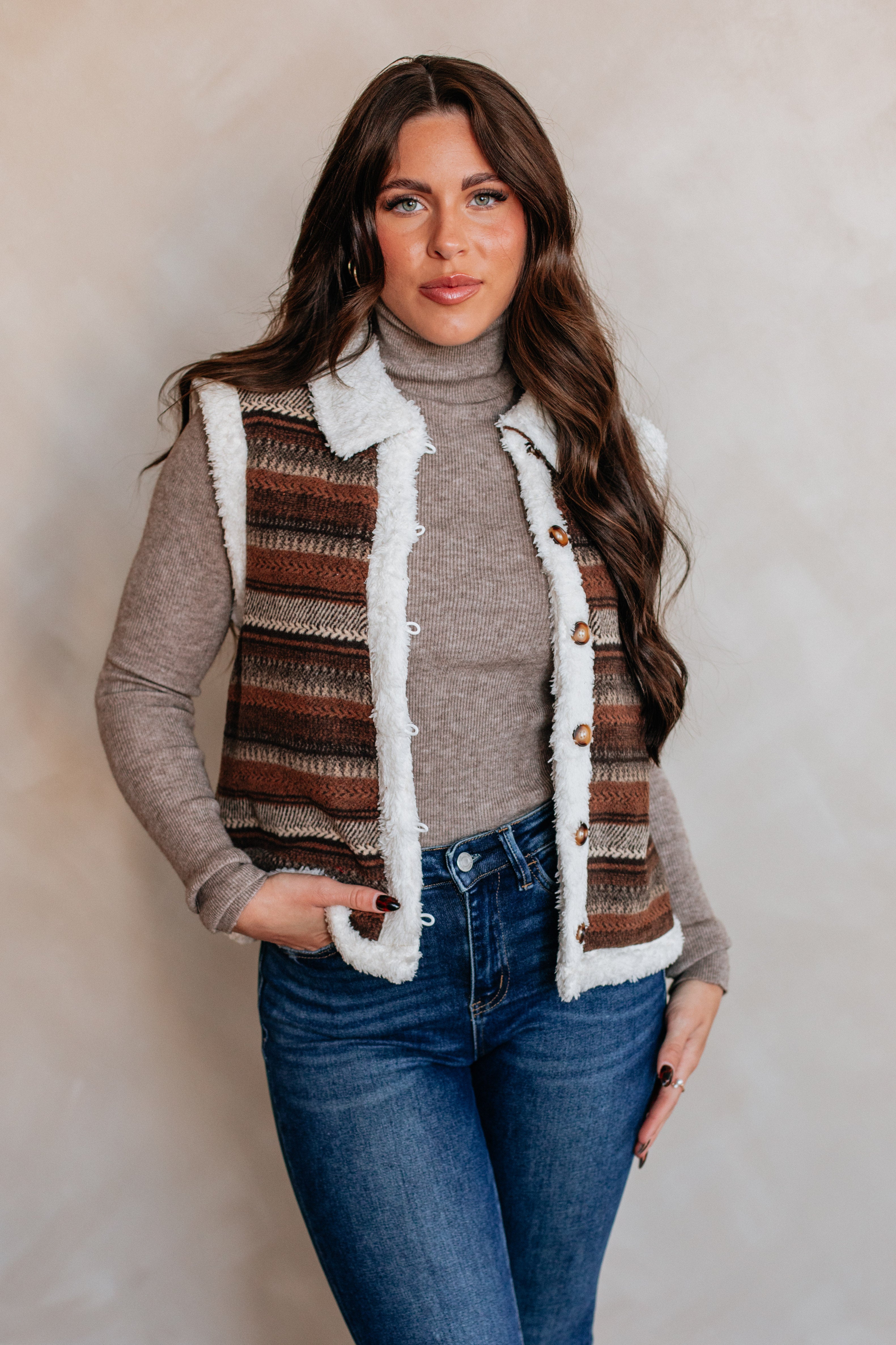 Tamryn Shearling Vest Tamryn Shearling Vest