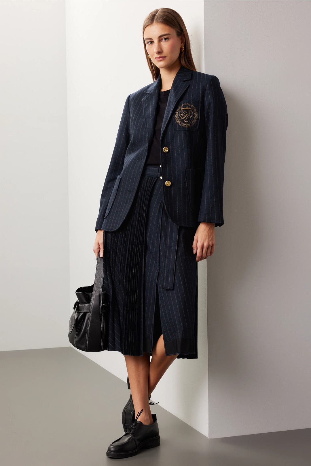 . Phillip Lim Flannel Prep Blazer Grey-print . Phillip Lim Flannel Prep Blazer Grey-print