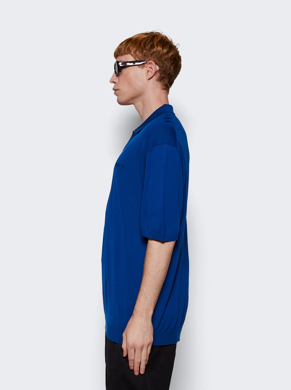 Short Sleeve Polo Shirt Blue Short Sleeve Polo Shirt Blue