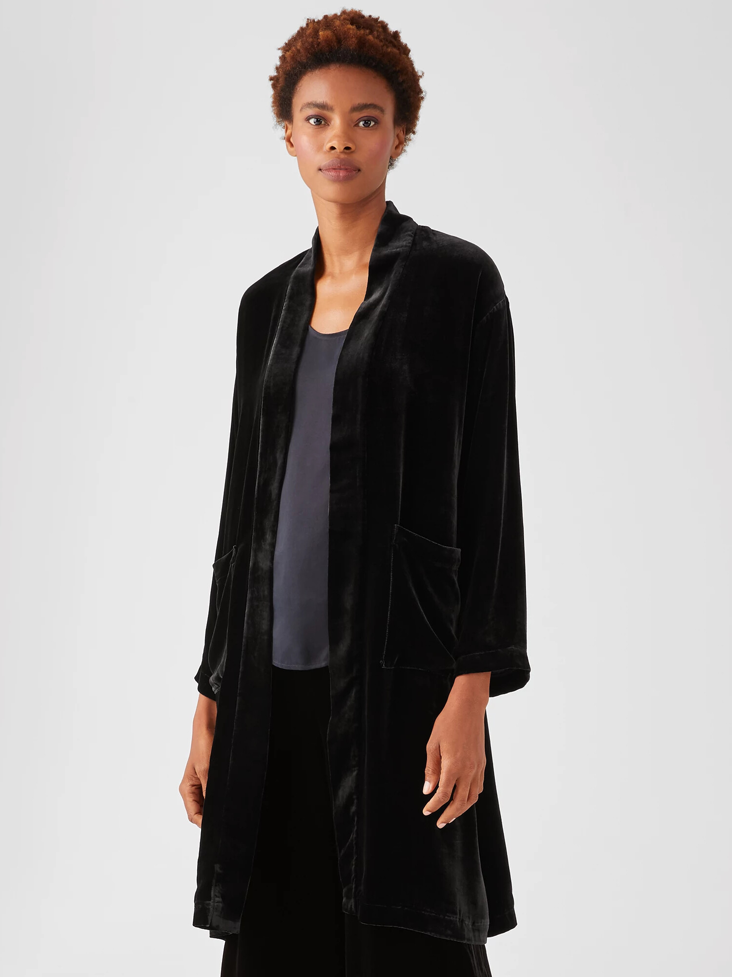 Velvet Belted Jacket Velvet Belted Jacket