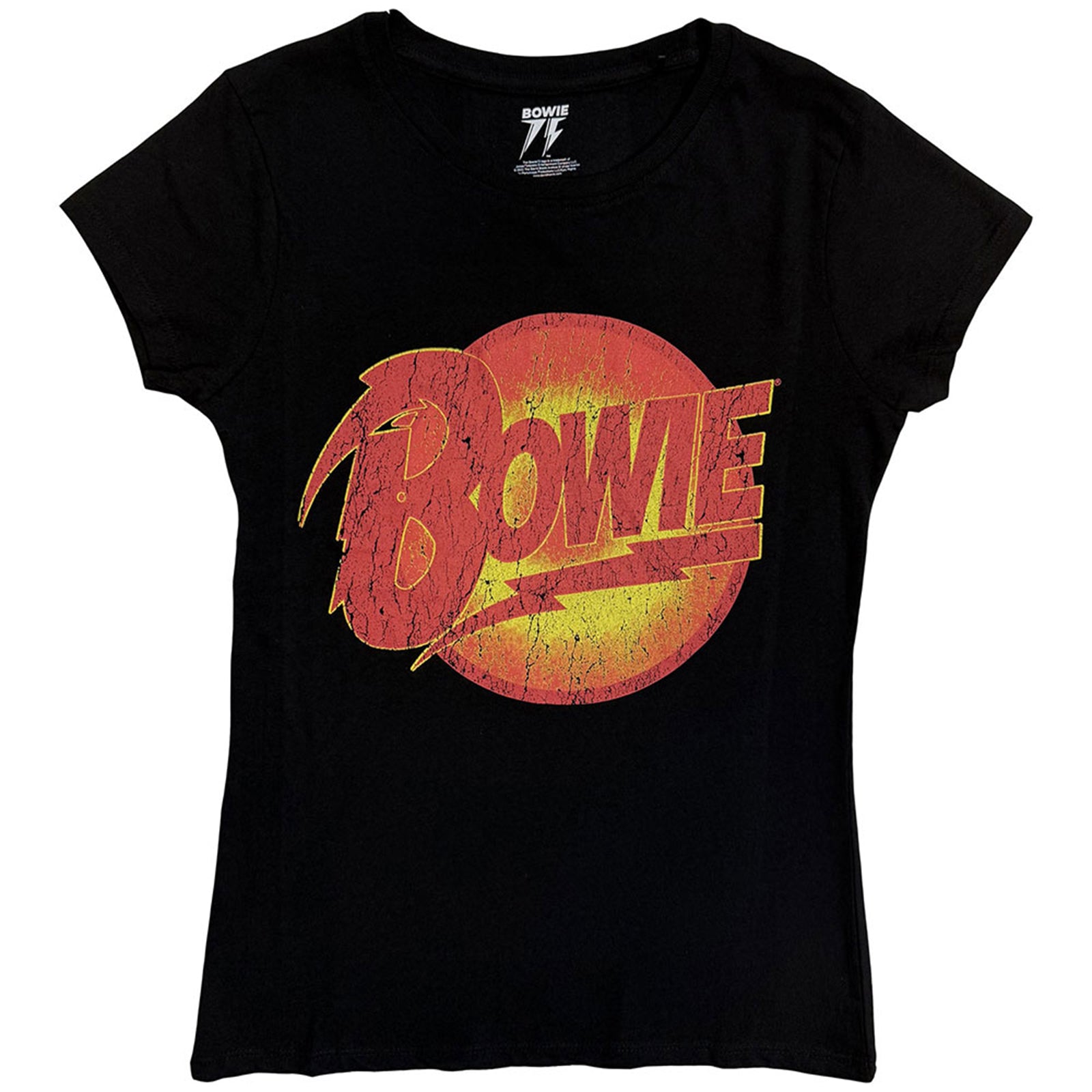 DAVID BOWIE – DIAMOND DOGS VINTAGE – Ladies Shirt Black DAVID BOWIE – DIAMOND DOGS VINTAGE – Ladies Shirt Black