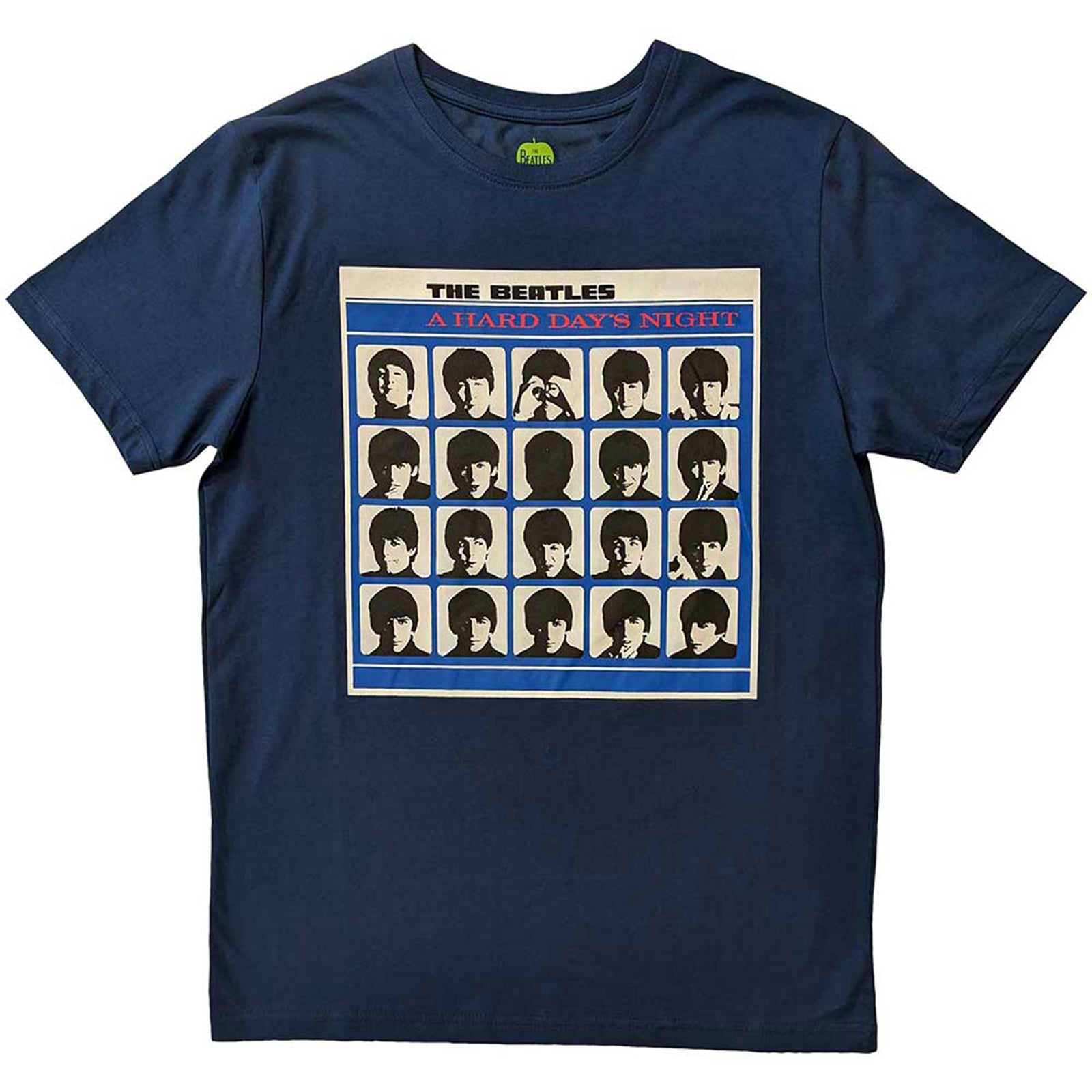 THE BEATLES – A HARD DAY’S NIGHT ALBUM COVER – Shirt Blue