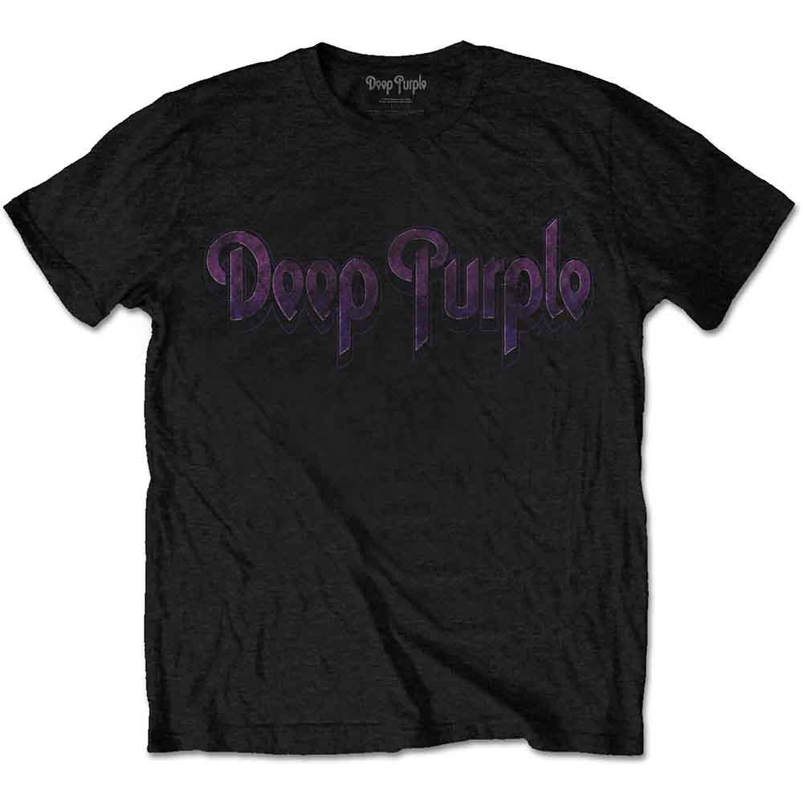 DEEP PURPLE – VINTAGE LOGO – Shirt Black DEEP PURPLE – VINTAGE LOGO – Shirt Black