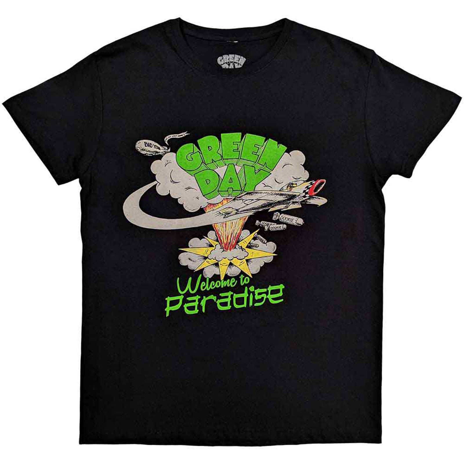 GREEN DAY – WELCOME TO PARADISE – Shirt Black