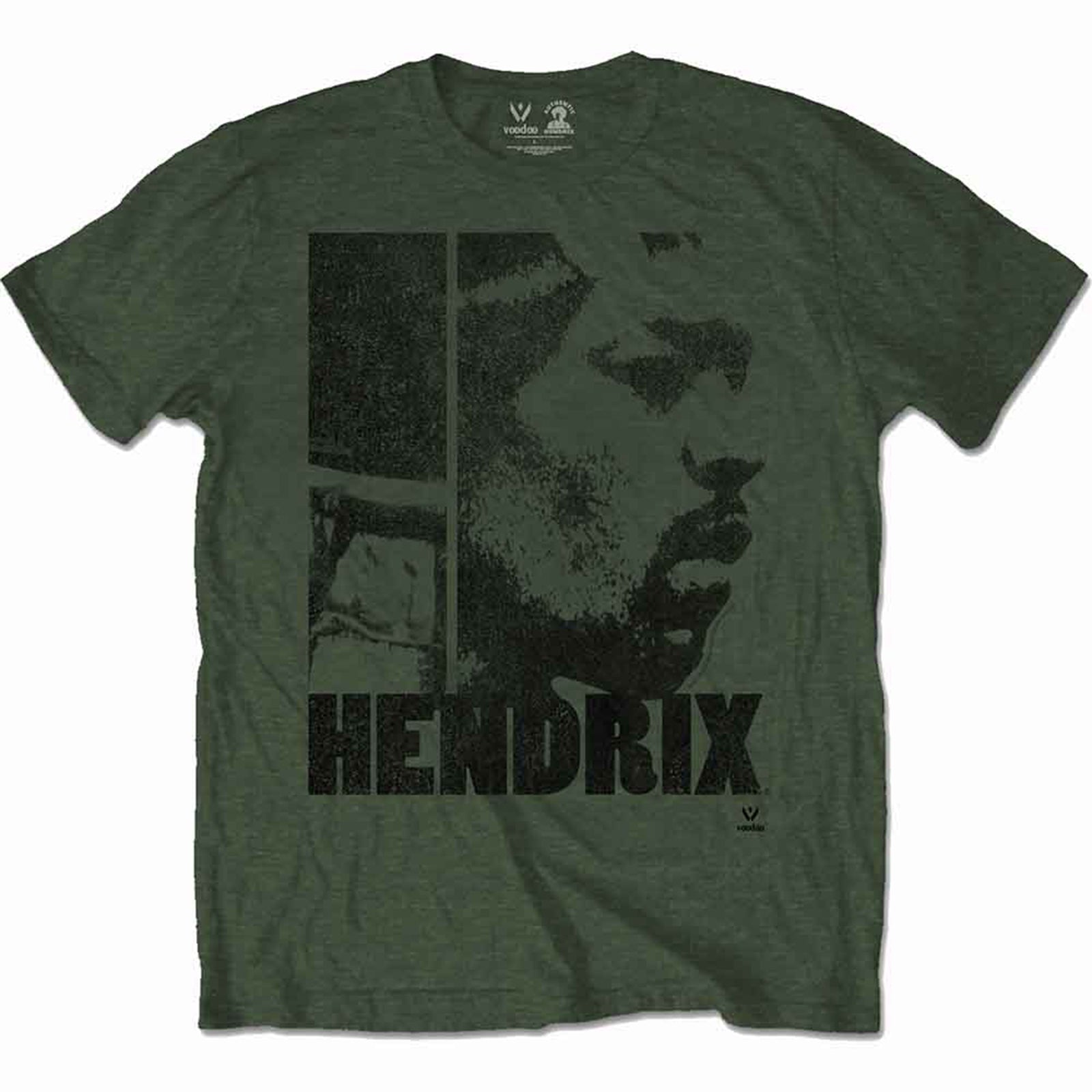 JIMI HENDRIX – LET ME LIVE – Shirt Green JIMI HENDRIX – LET ME LIVE – Shirt Green