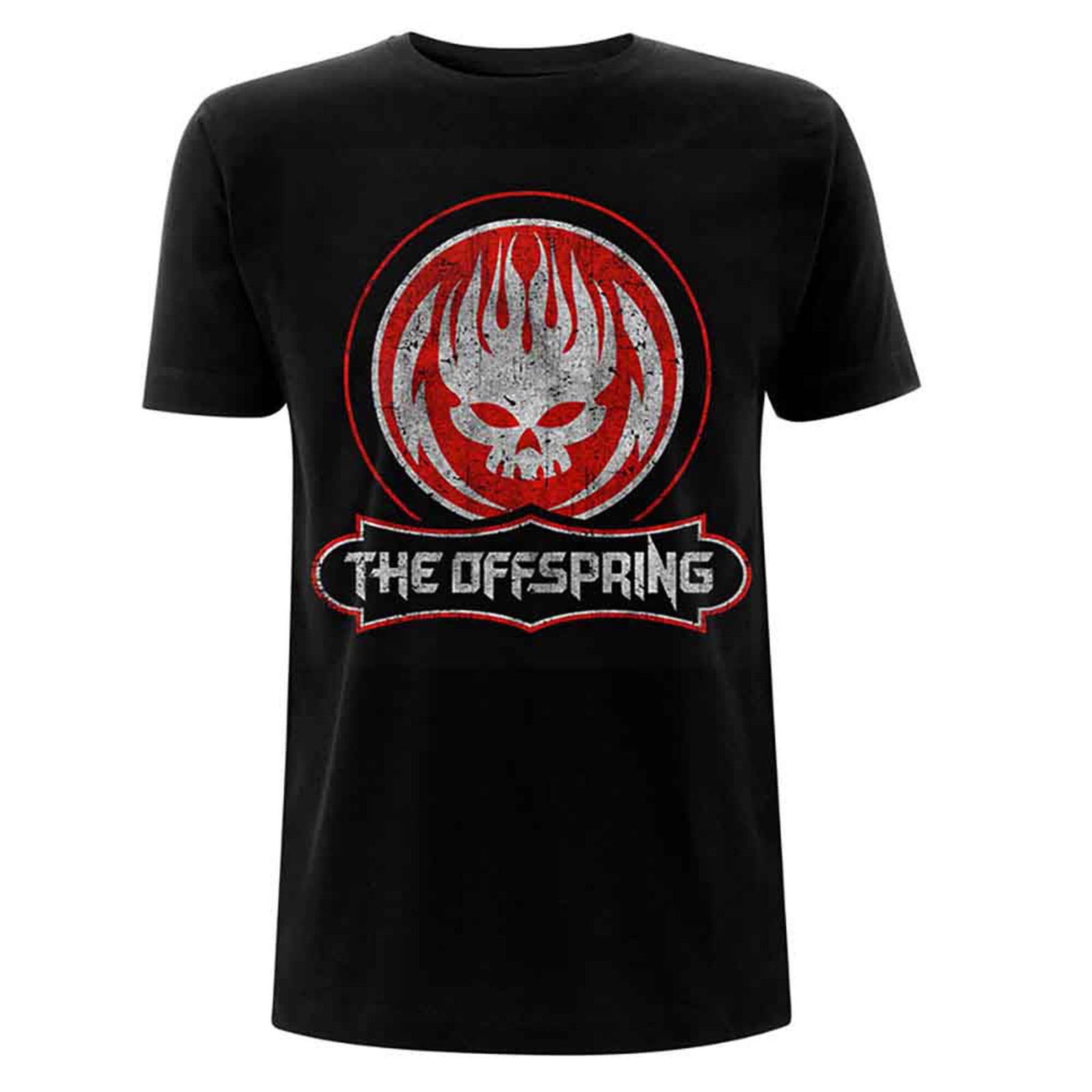 THE OFFSPRING – DISTRESSED SKULL – Shirt Black