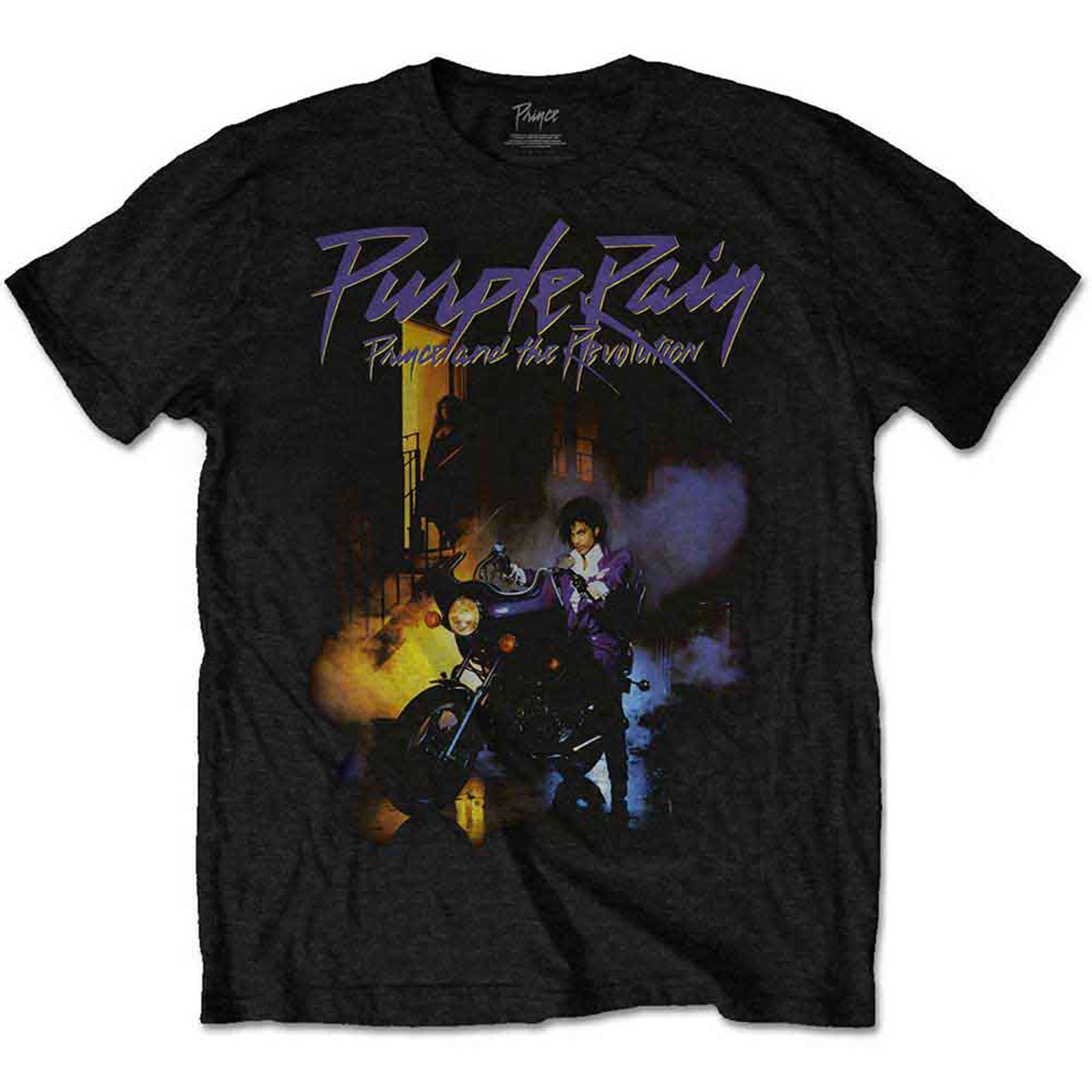 PRINCE – PURPLE RAIN – Shirt Black – PRINCE – PURPLE RAIN – Shirt Black –